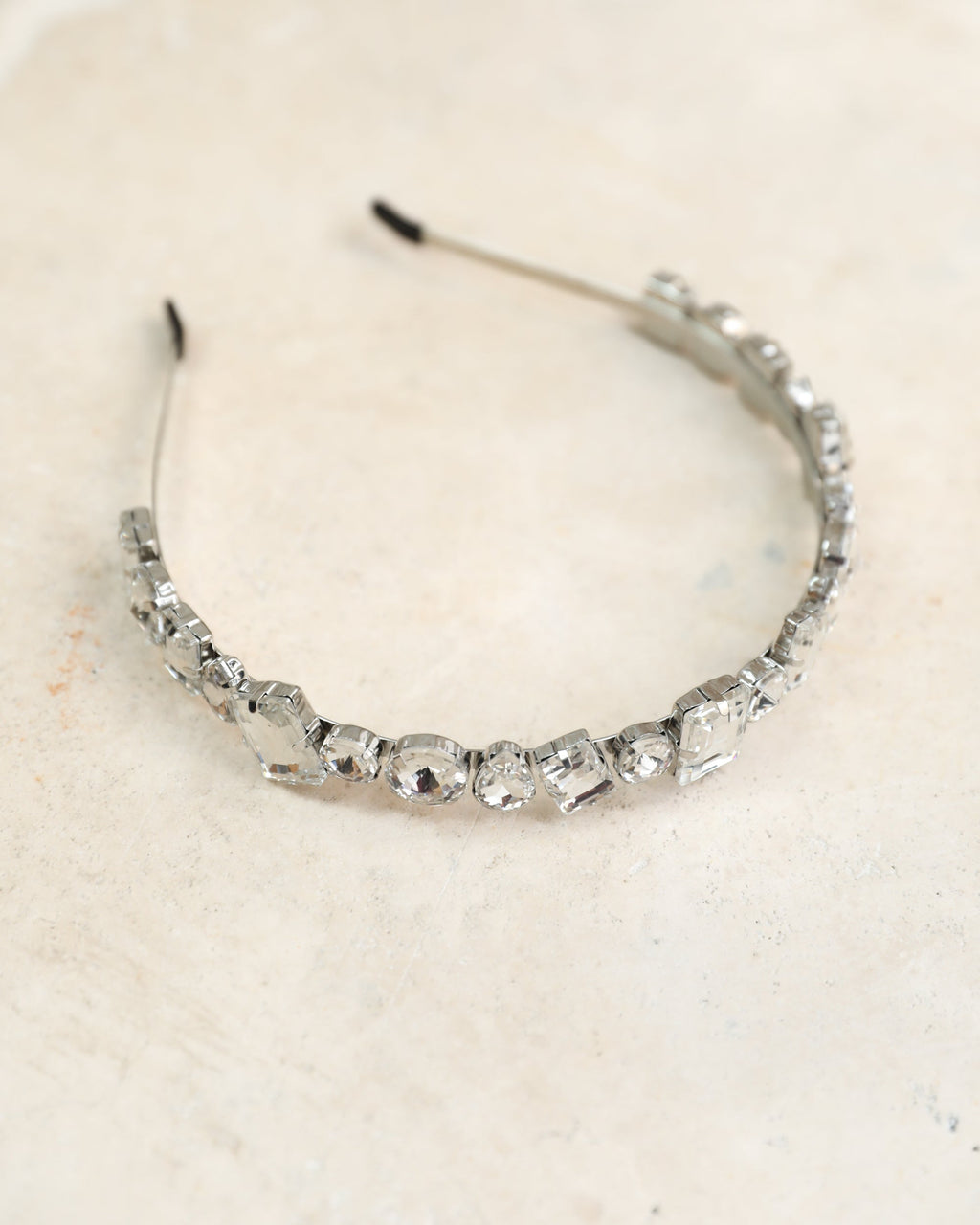 Zana Headband - Silver | Women's Crystal Headband