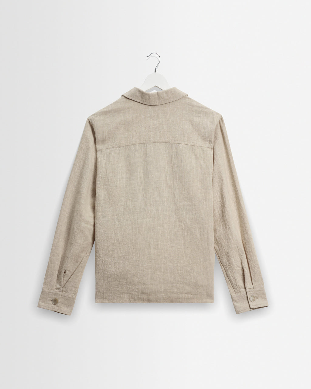 Aldred - Natural Linen-Cotton Revere Overshirt