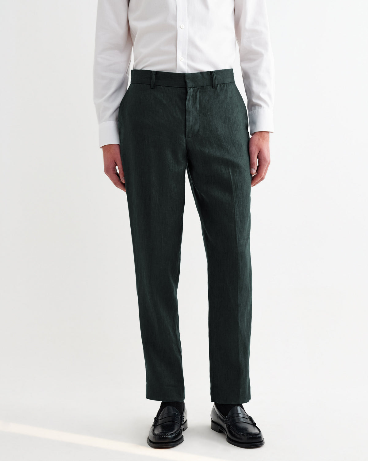 Alp - Dark Green Linen Trousers