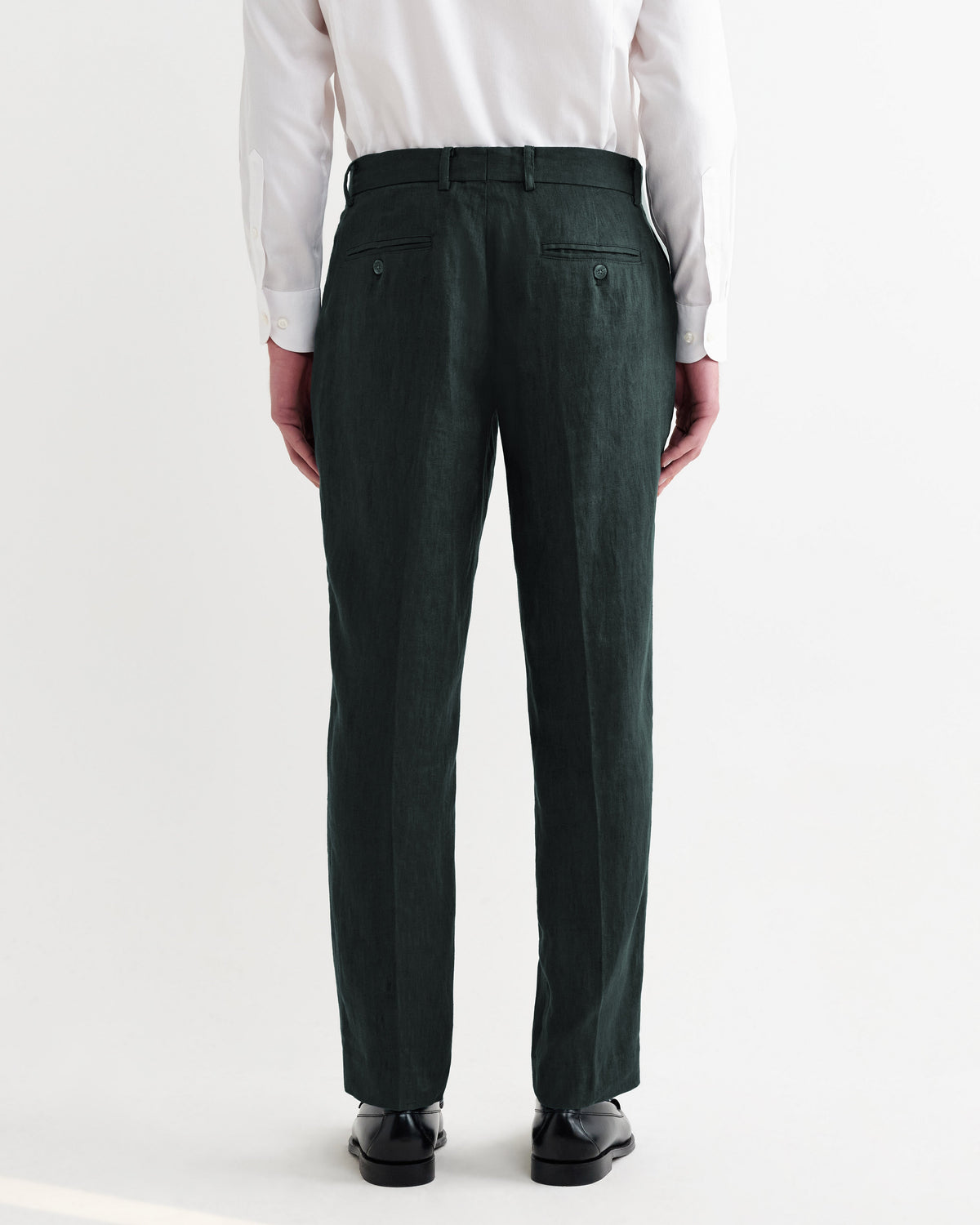Alp - Dark Green Linen Trousers