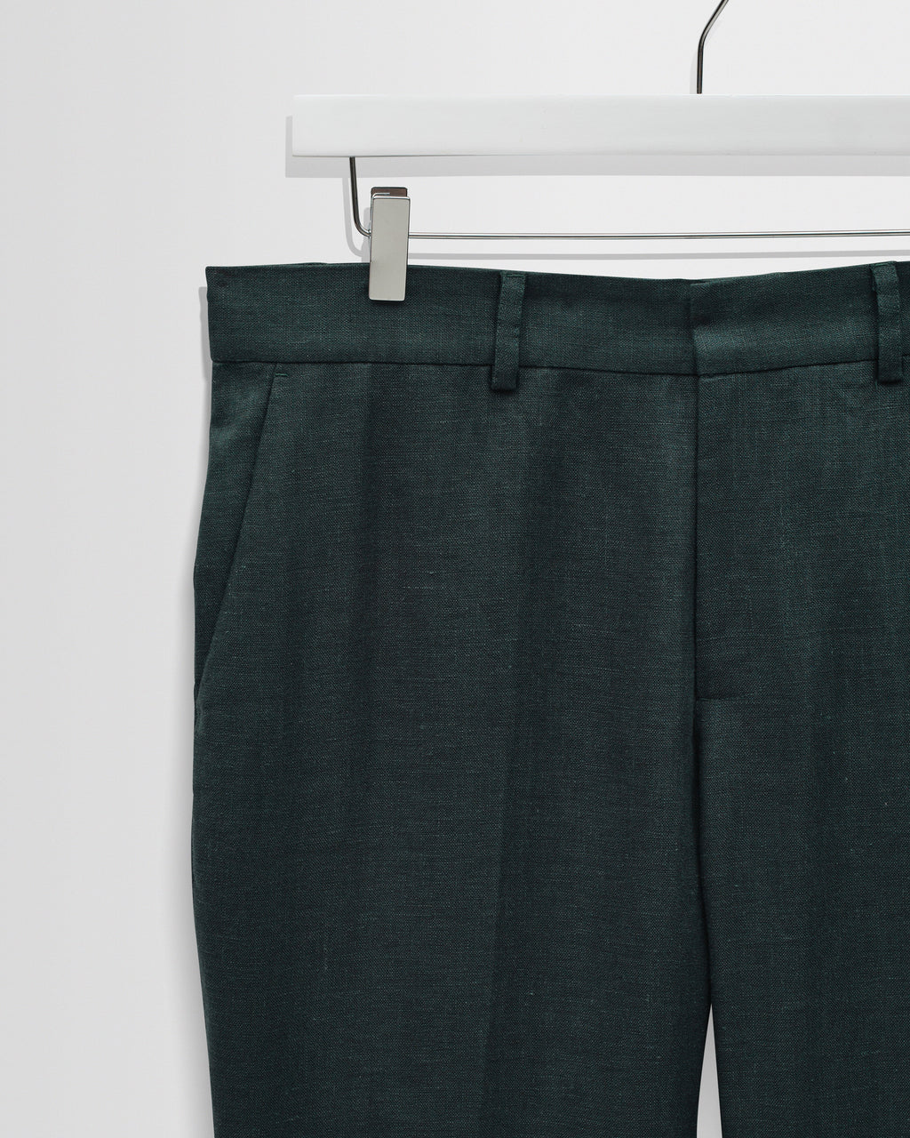 Alp - Dark Green Linen Trousers