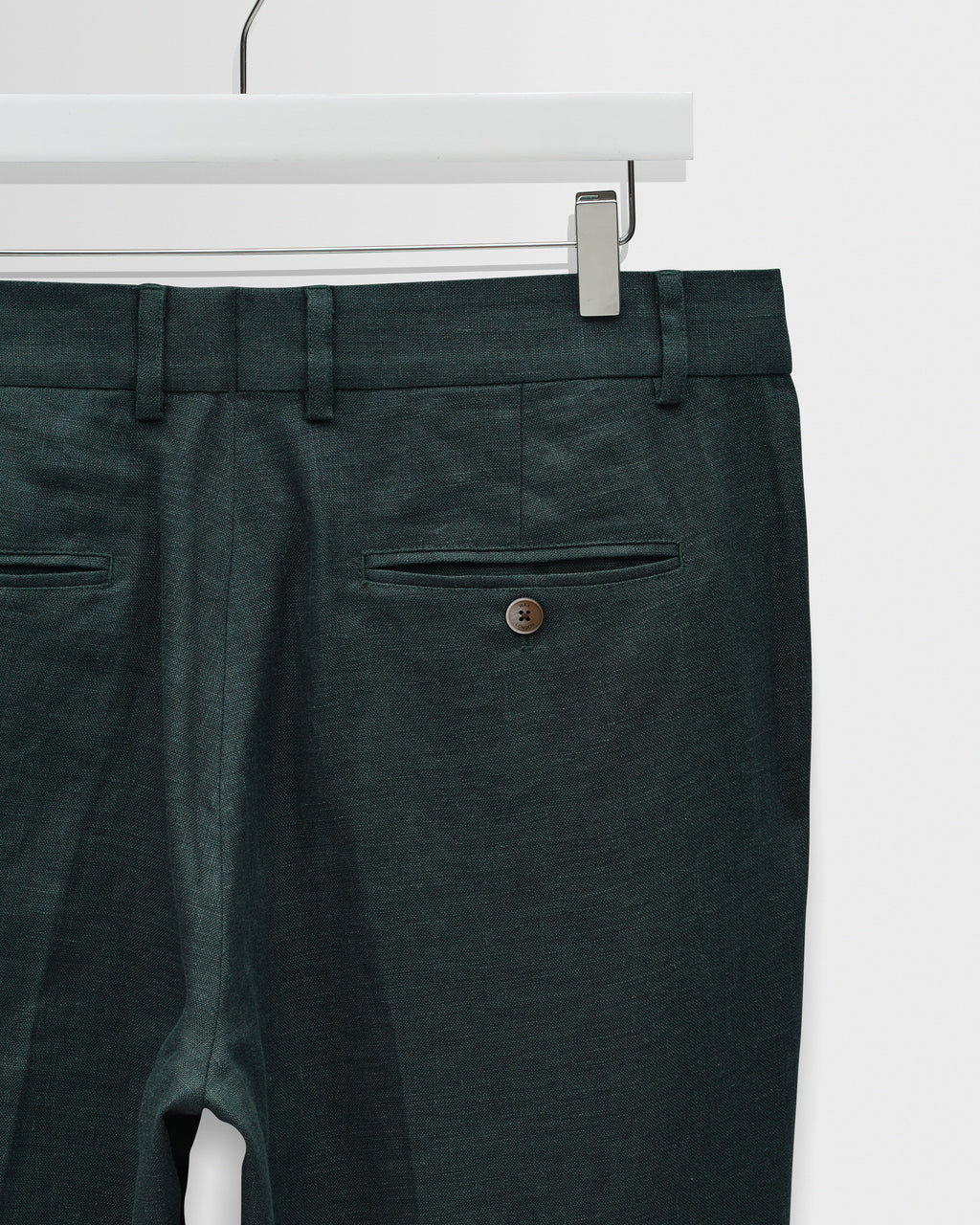 Alp - Dark Green Linen Trousers