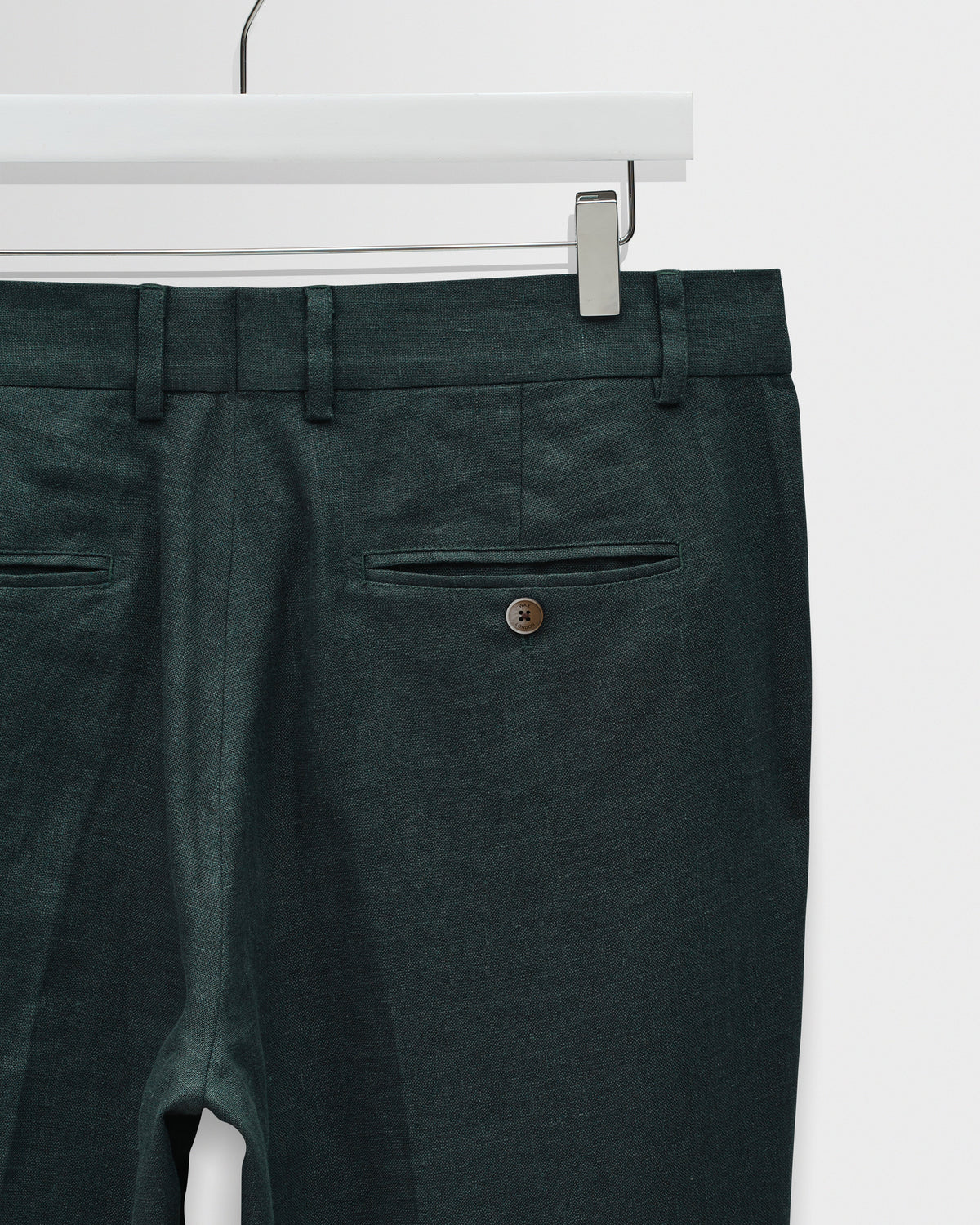 Alp - Dark Green Linen Trousers