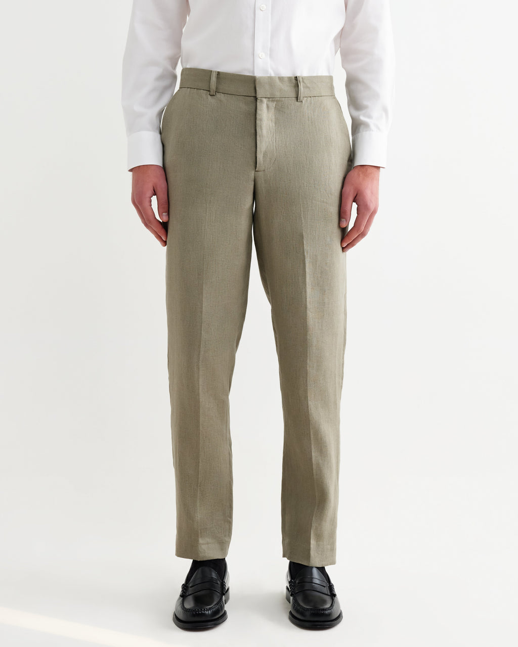Alp - Khaki Linen Trousers
