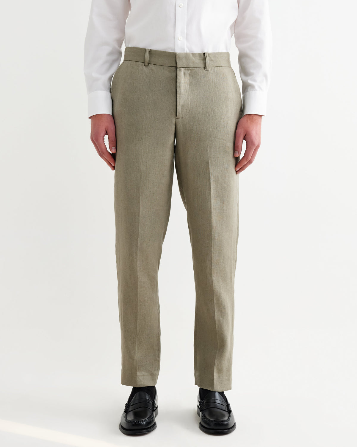 Alp - Khaki Linen Trousers