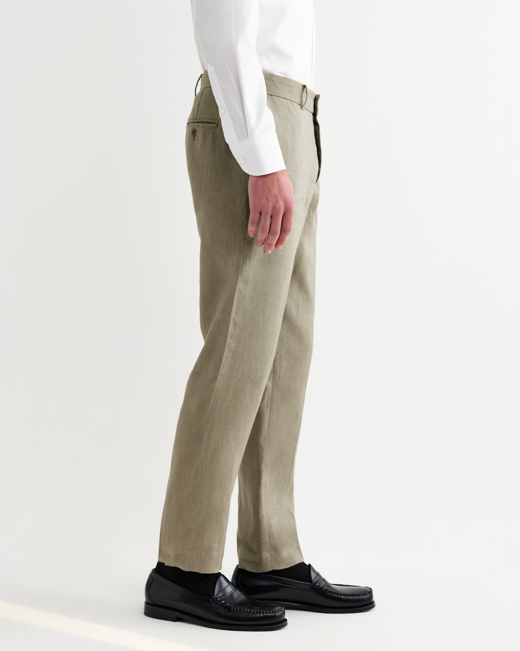 Alp - Khaki Linen Trousers