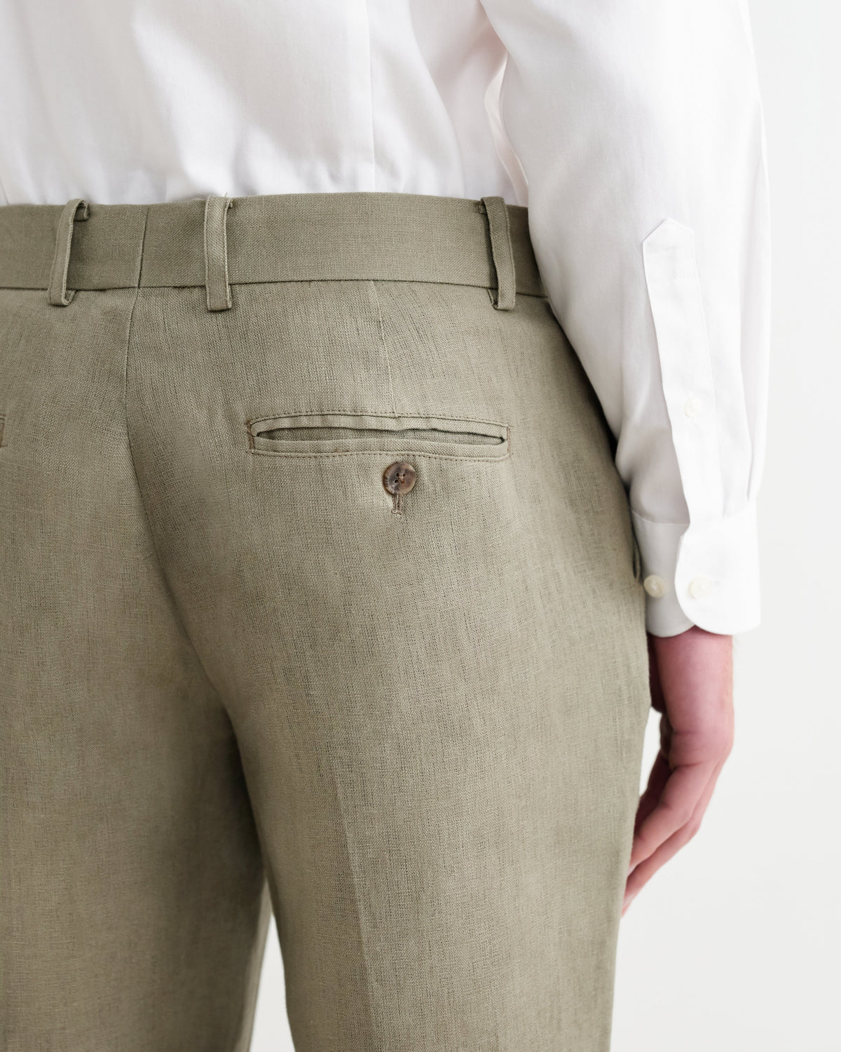 Alp - Khaki Linen Trousers