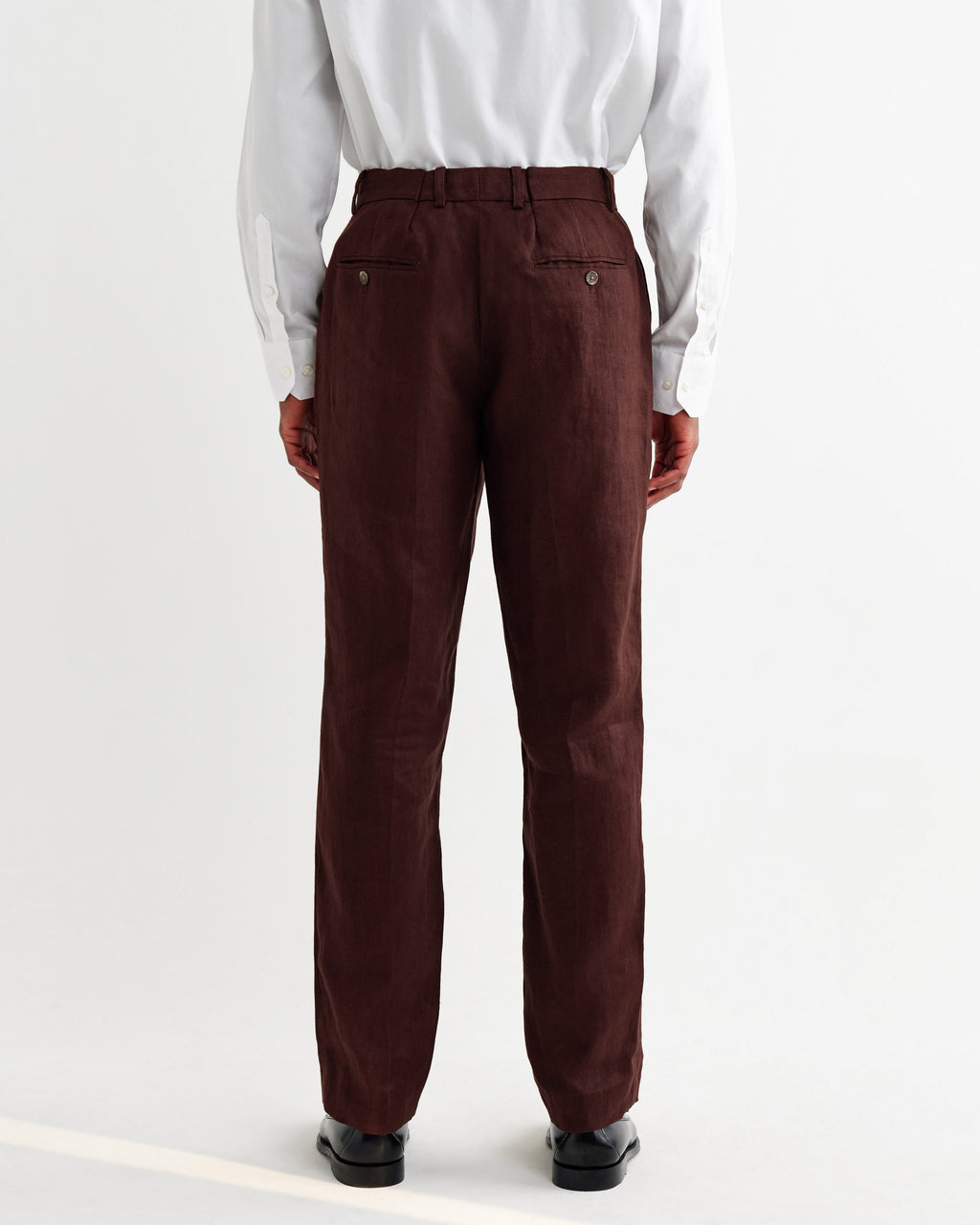 Alp - Merlot Linen Trousers