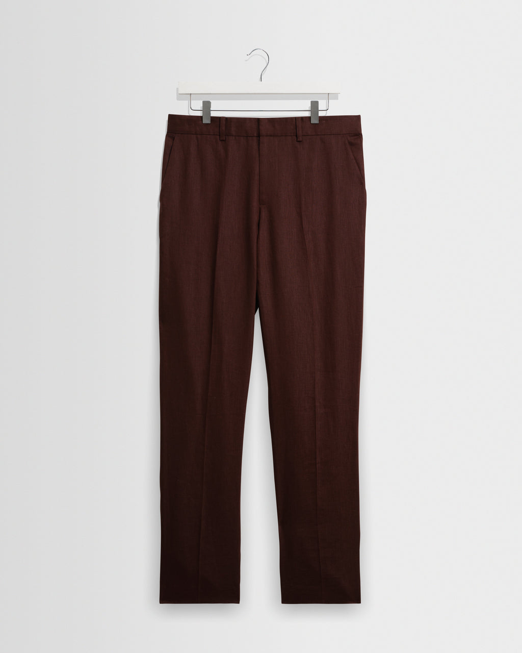 Alp - Merlot Linen Trousers