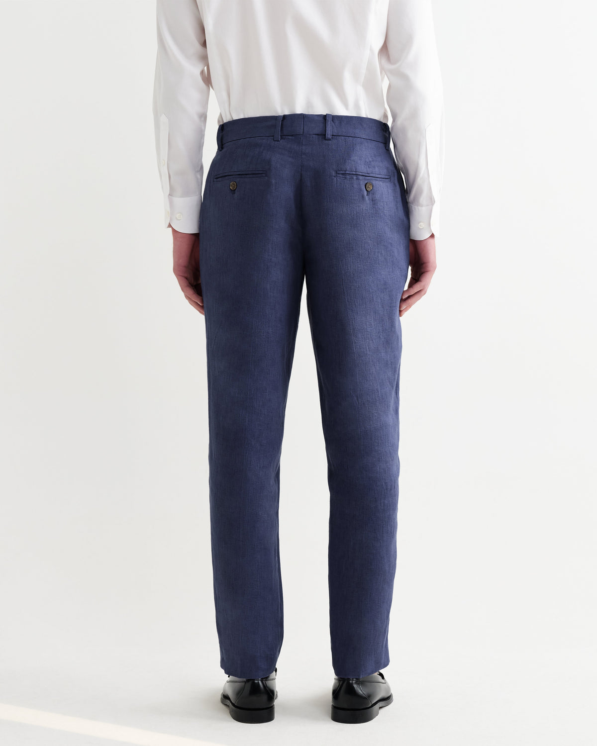 Alp - Mid Blue Linen Trousers