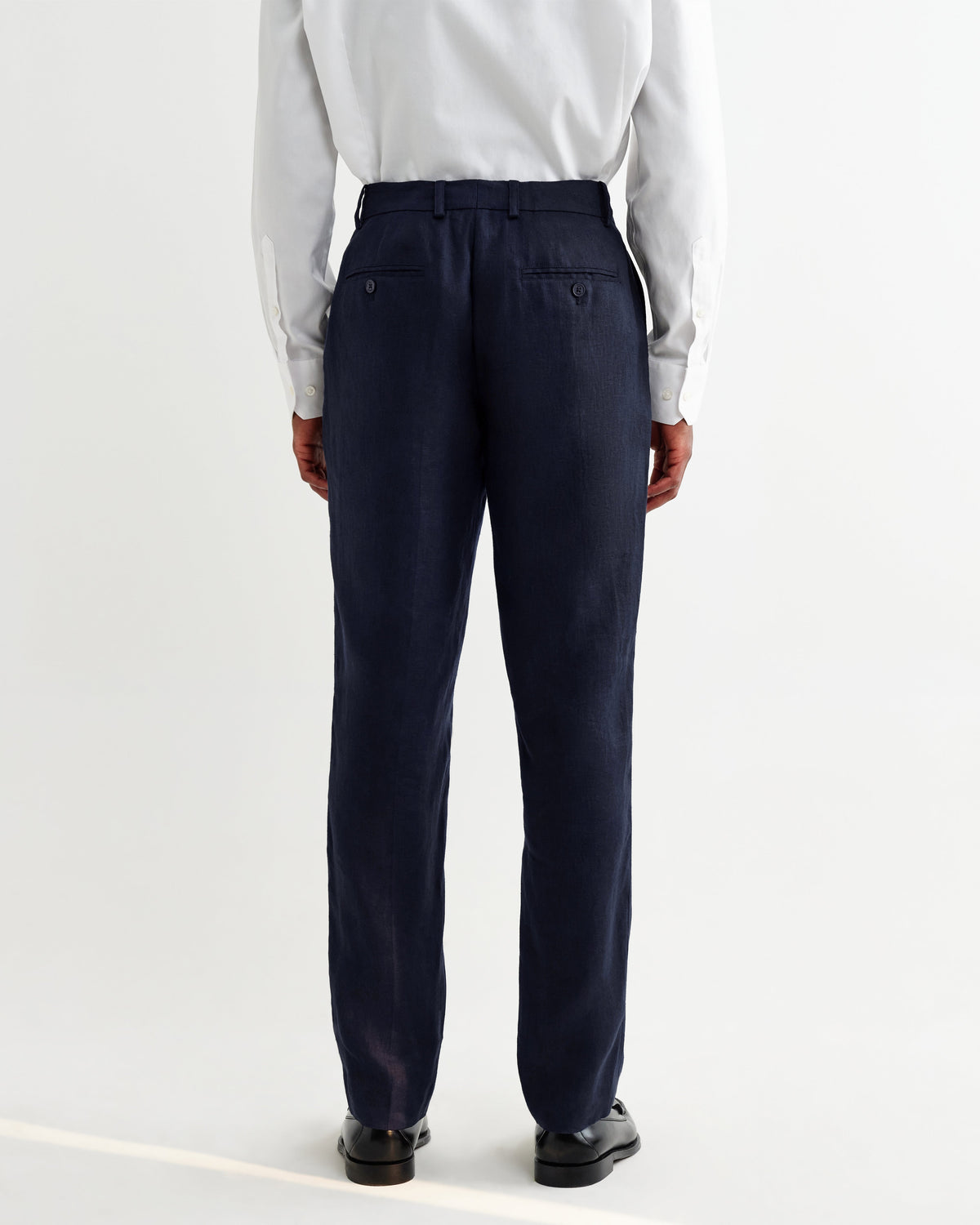Alp - Navy Linen Trousers