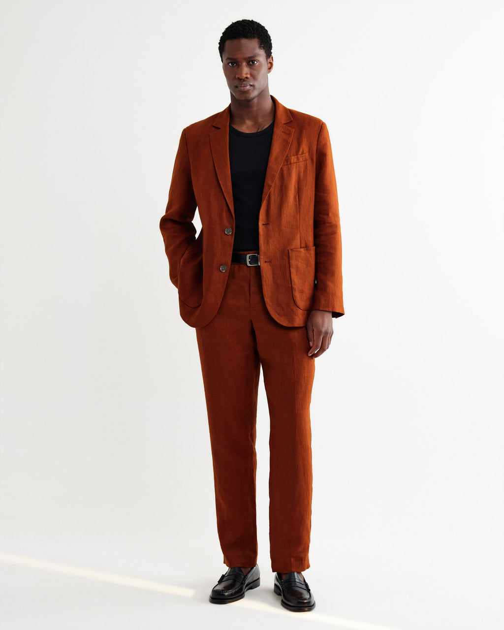Alp - Rust Linen Trousers