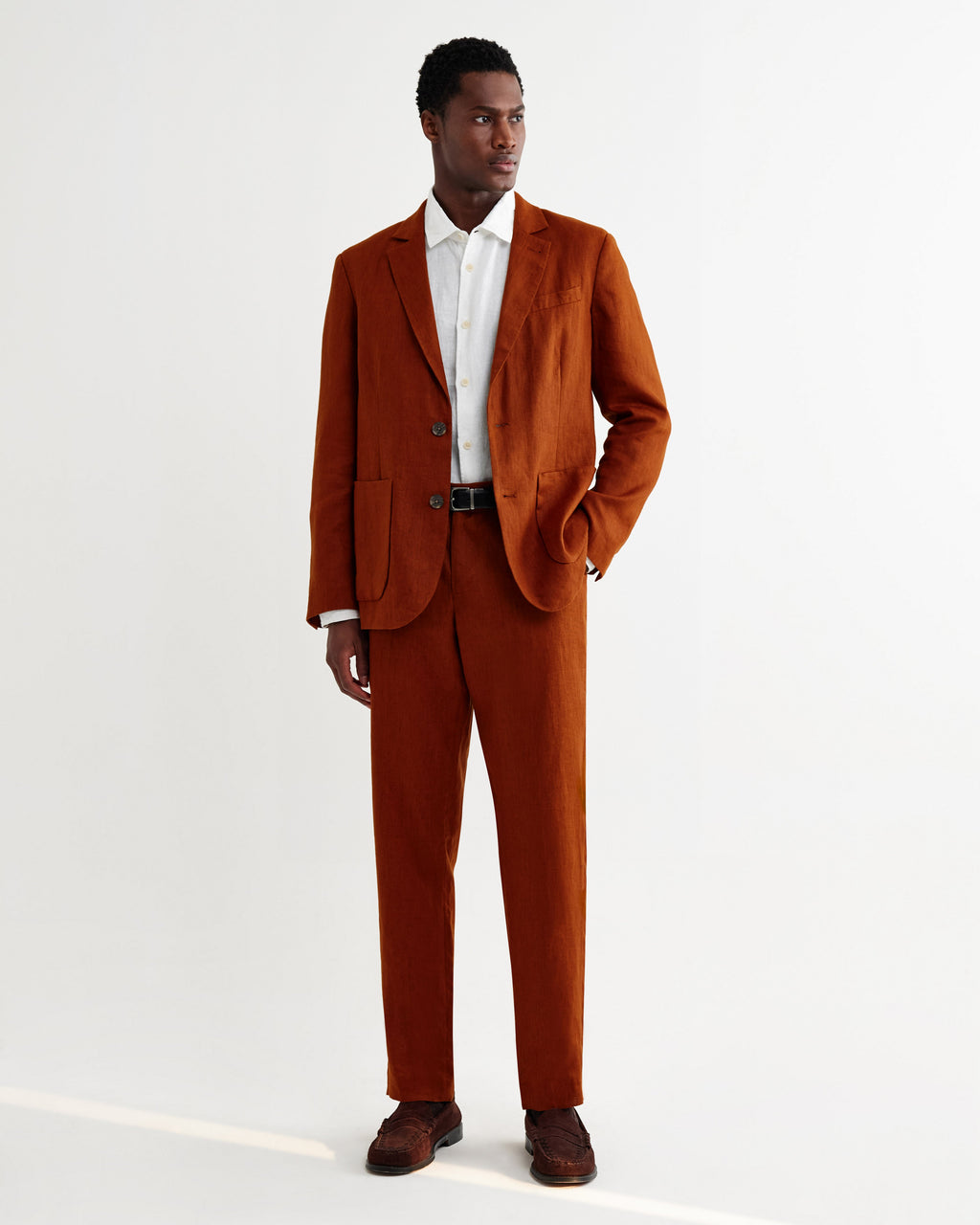 Alp - Rust Linen Trousers