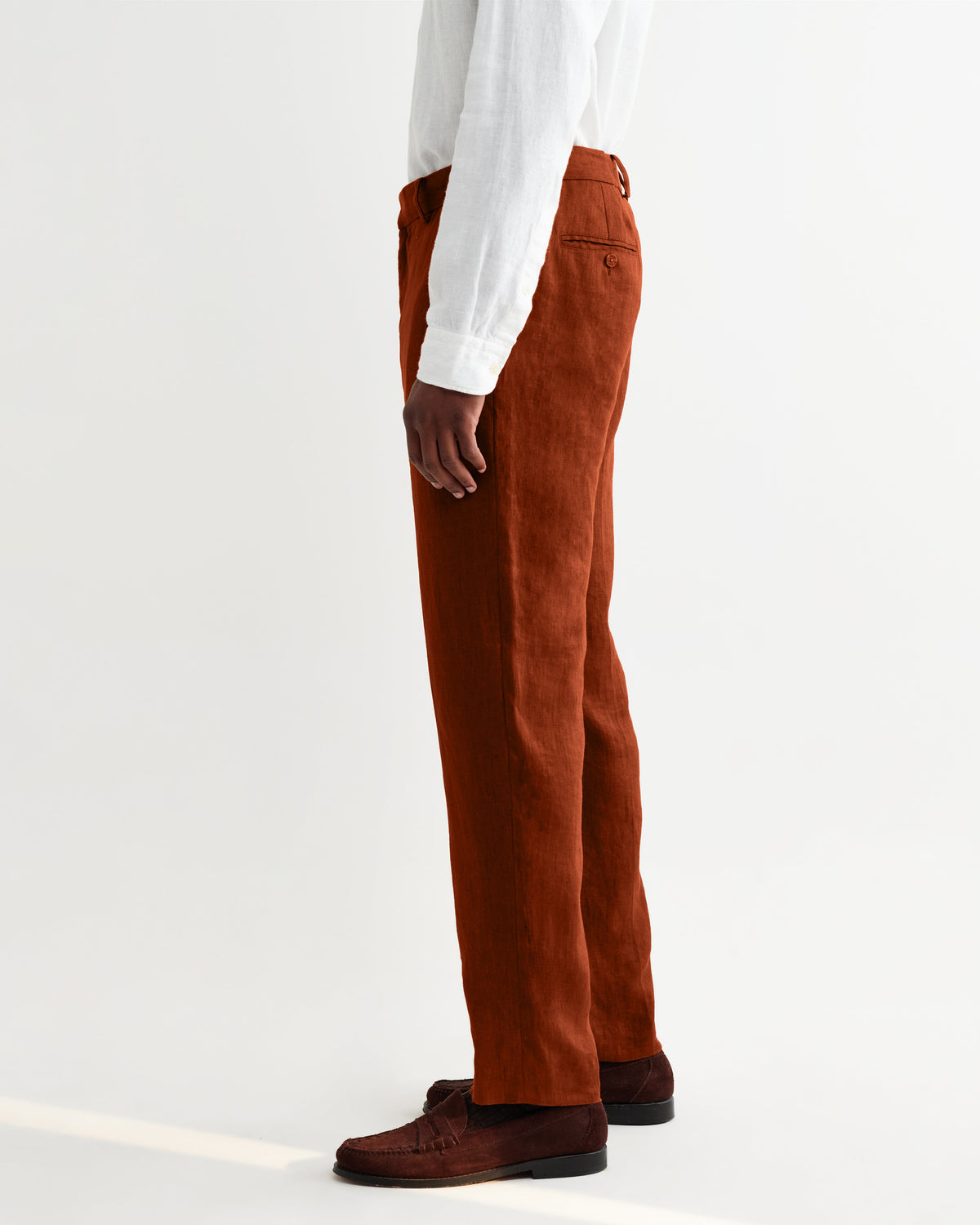 Alp - Rust Linen Trousers