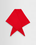 Arnold - Red Knitted Rib Scarf