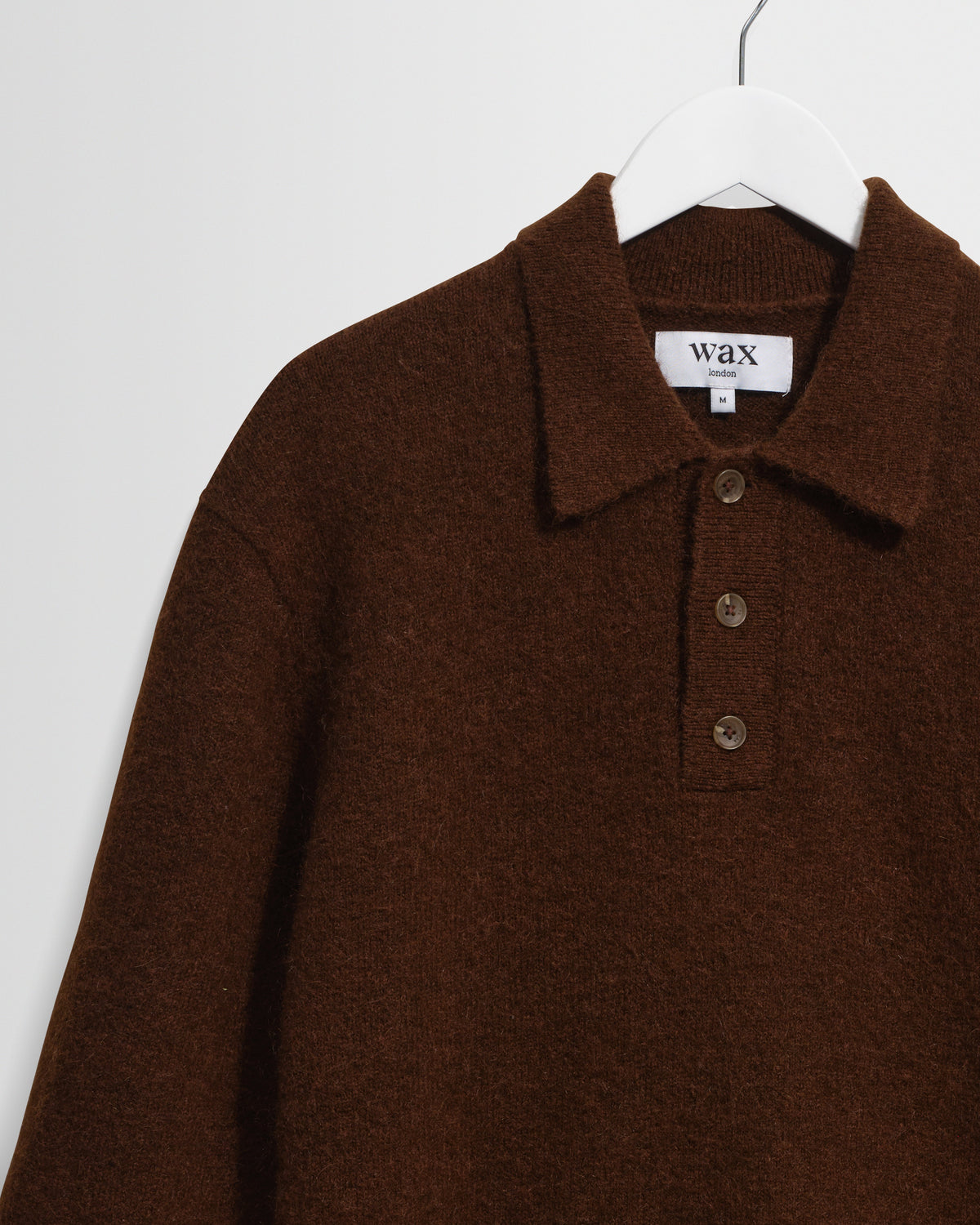 Ashford - Brown Fluffy Wool Polo