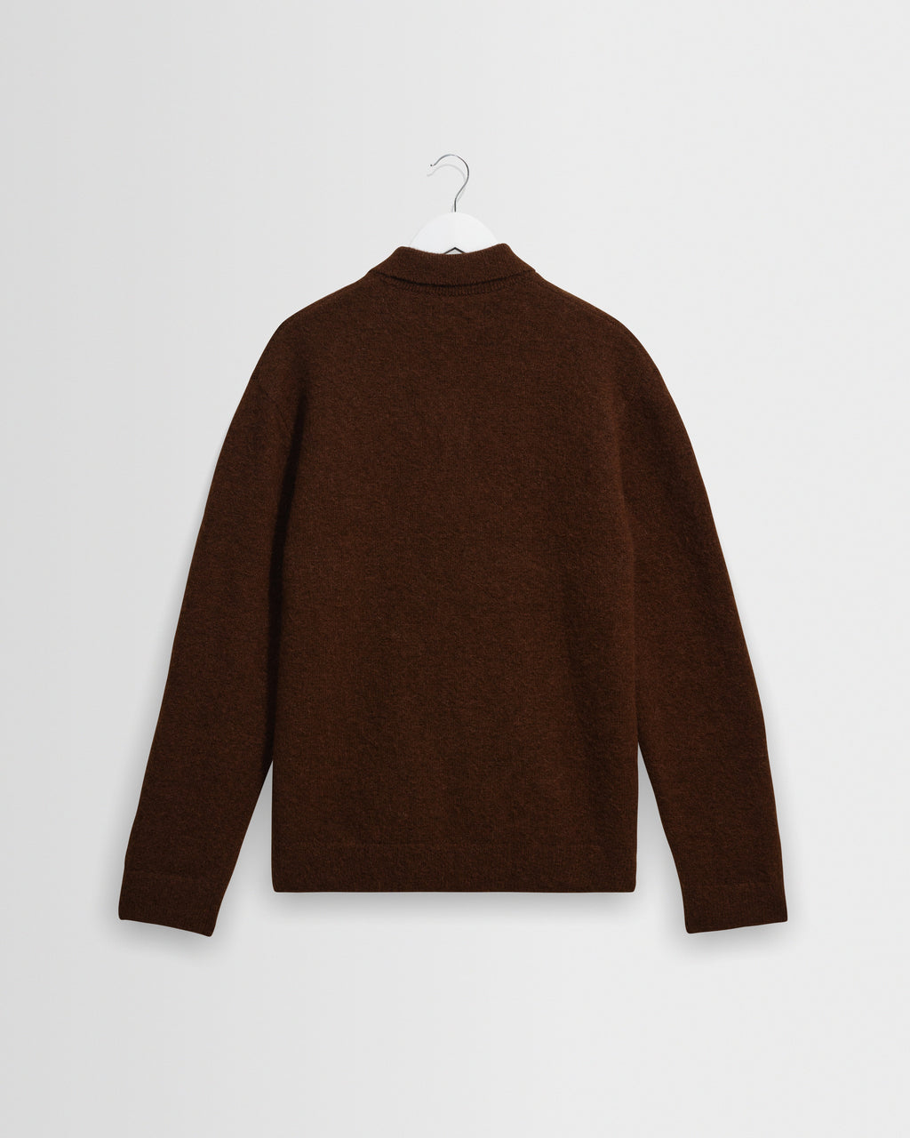 Ashford - Brown Fluffy Wool Polo