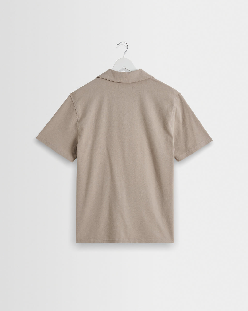 Atwood - Clay Textured Organic Cotton Polo Shirt