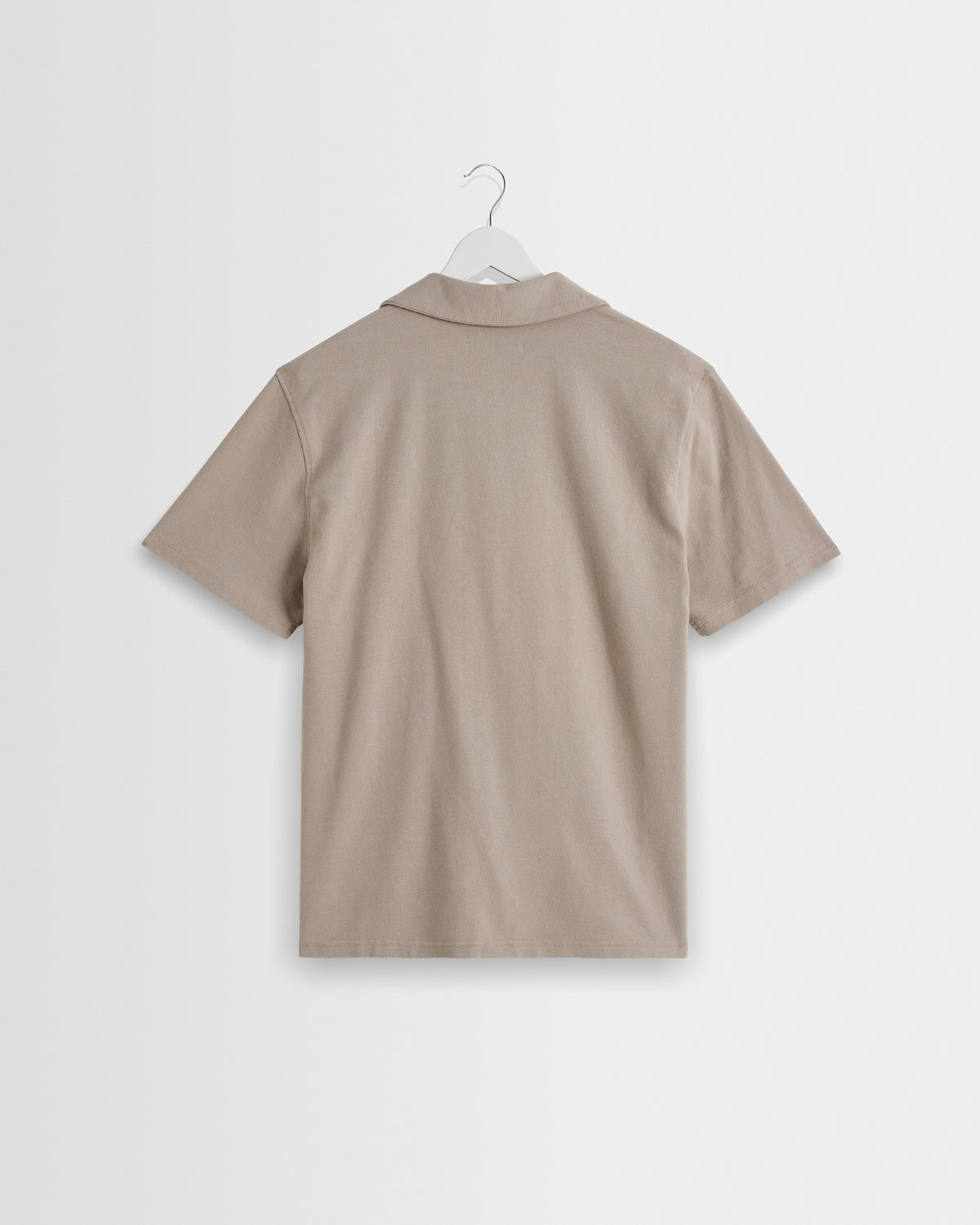 Atwood - Clay Textured Organic Cotton Polo Shirt