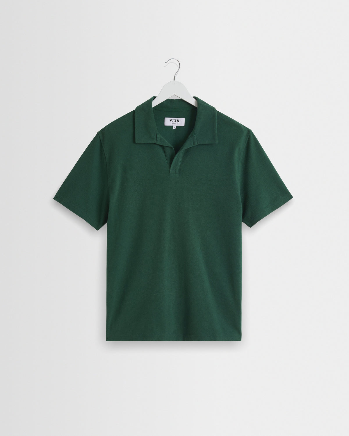 Atwood - Dark Green Textured Organic Cotton Polo Shirt