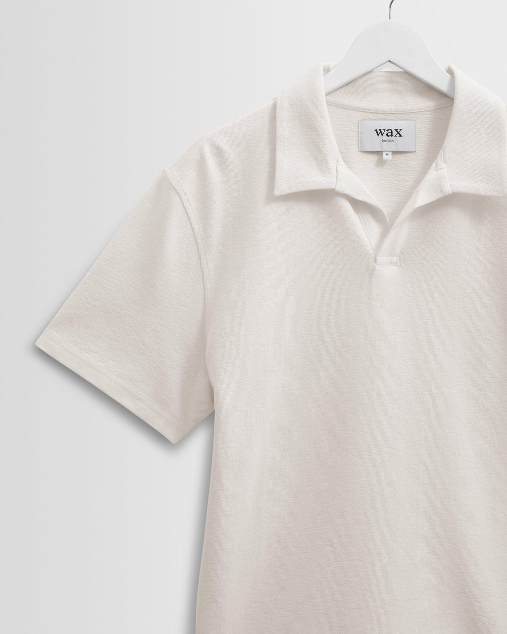 Atwood - Ecru Textured Organic Cotton Polo Shirt