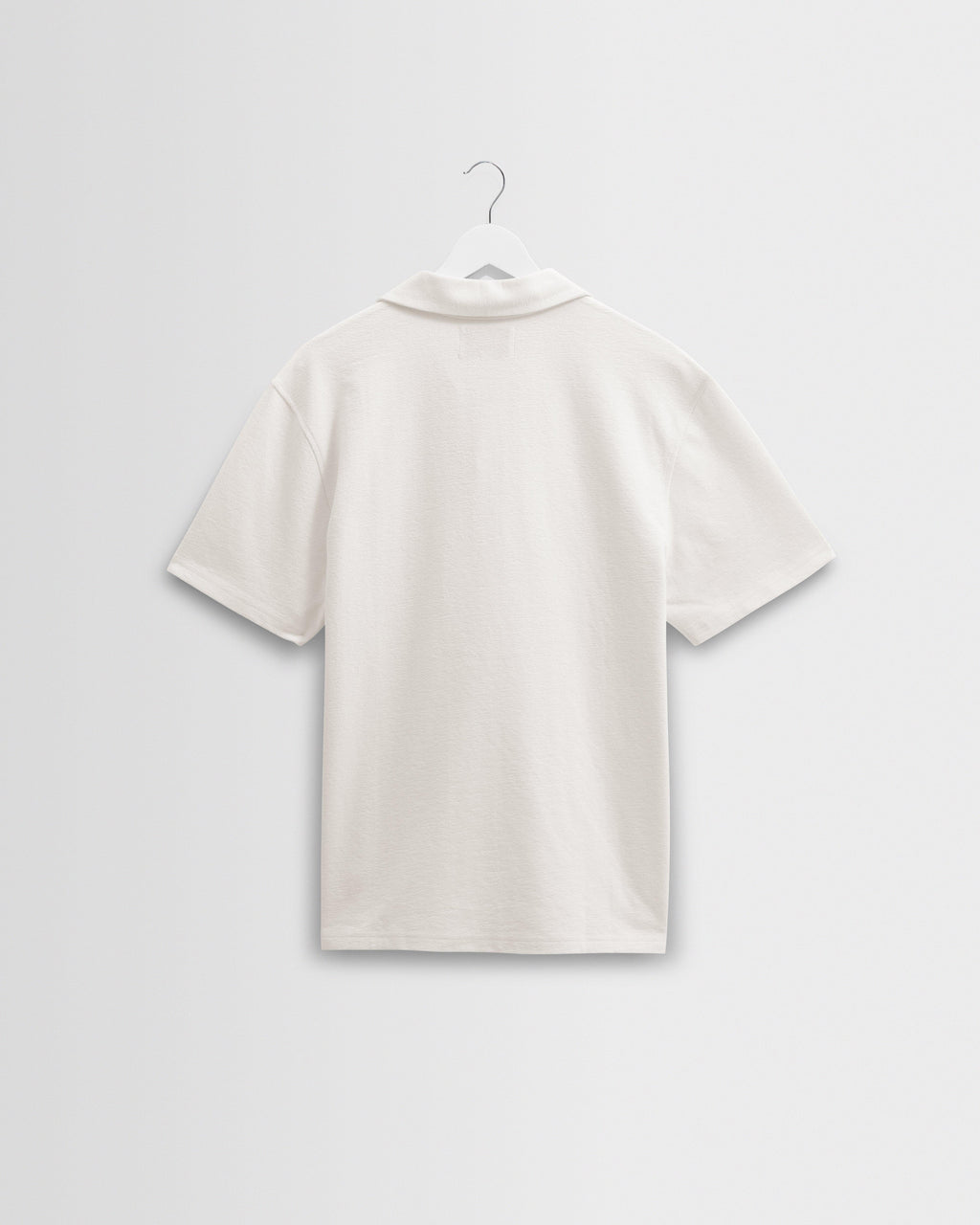 Atwood - Ecru Textured Organic Cotton Polo Shirt
