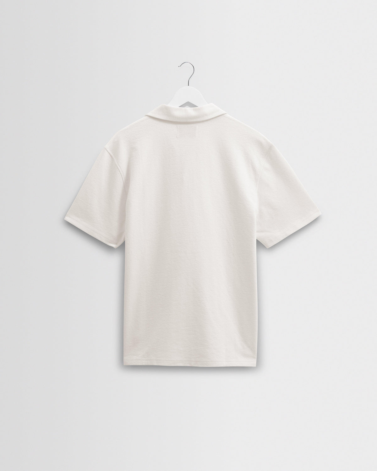 Atwood - Ecru Textured Organic Cotton Polo Shirt