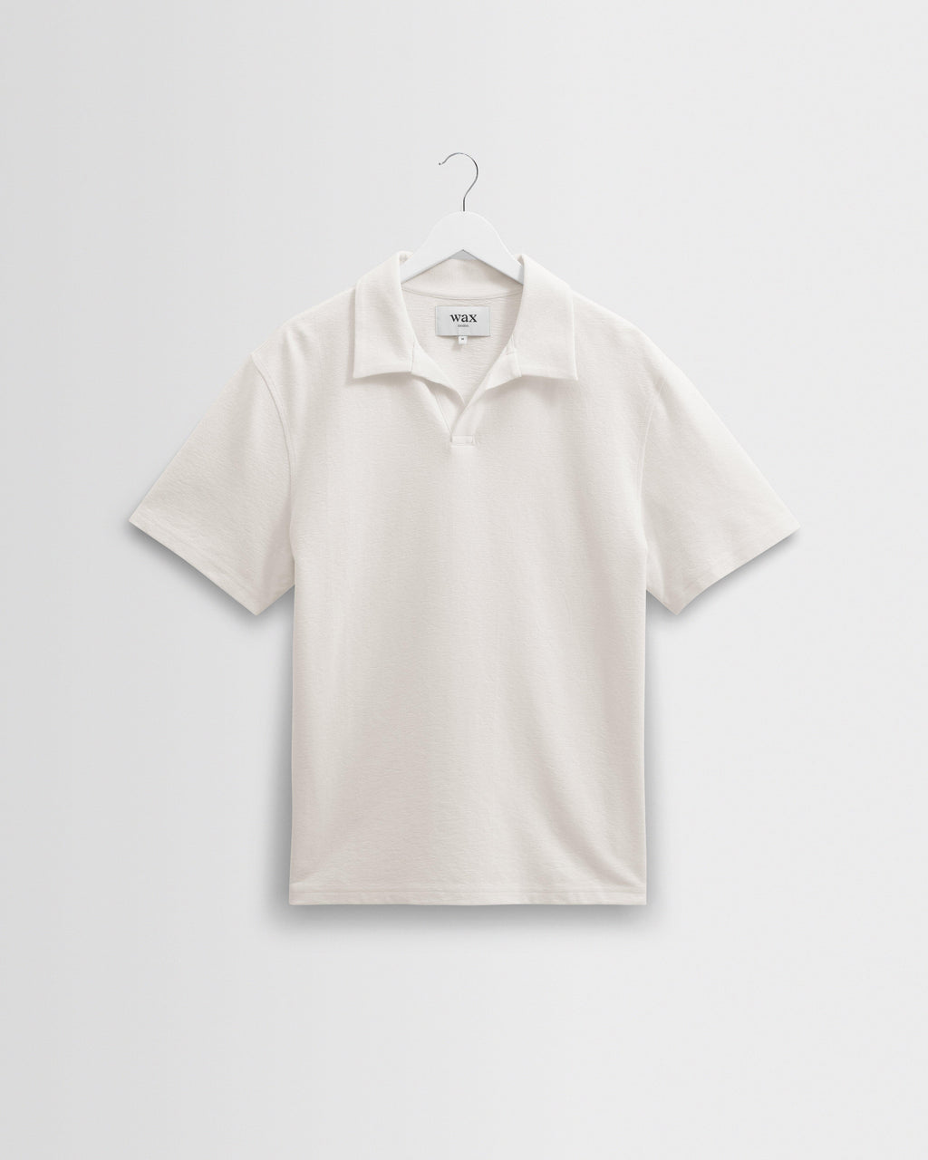 Atwood - Ecru Textured Organic Cotton Polo Shirt
