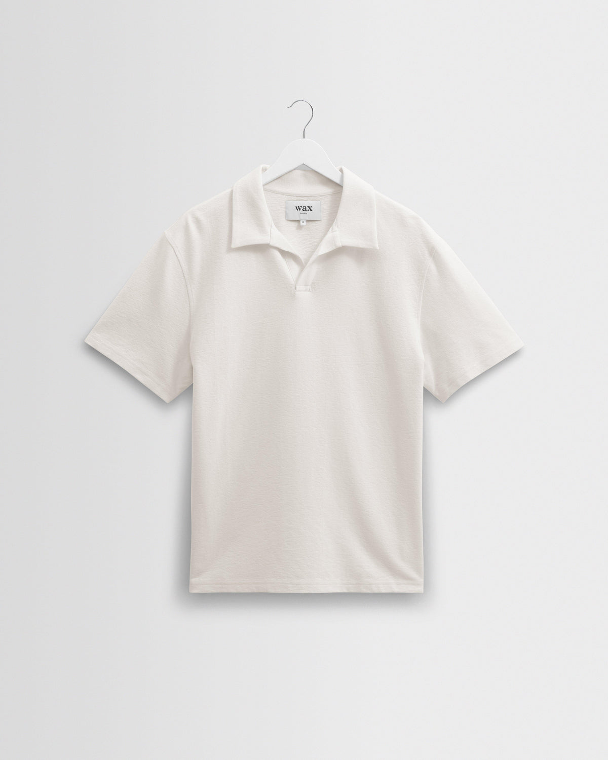 Atwood - Ecru Textured Organic Cotton Polo Shirt
