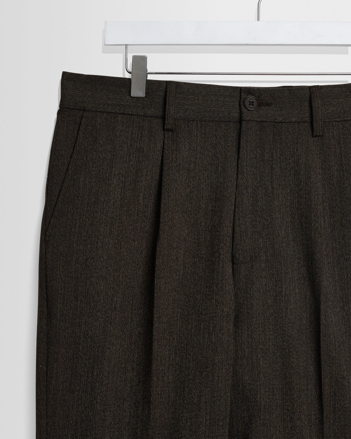 Aubyn - Brown Two Tone Wool Blend Trouser