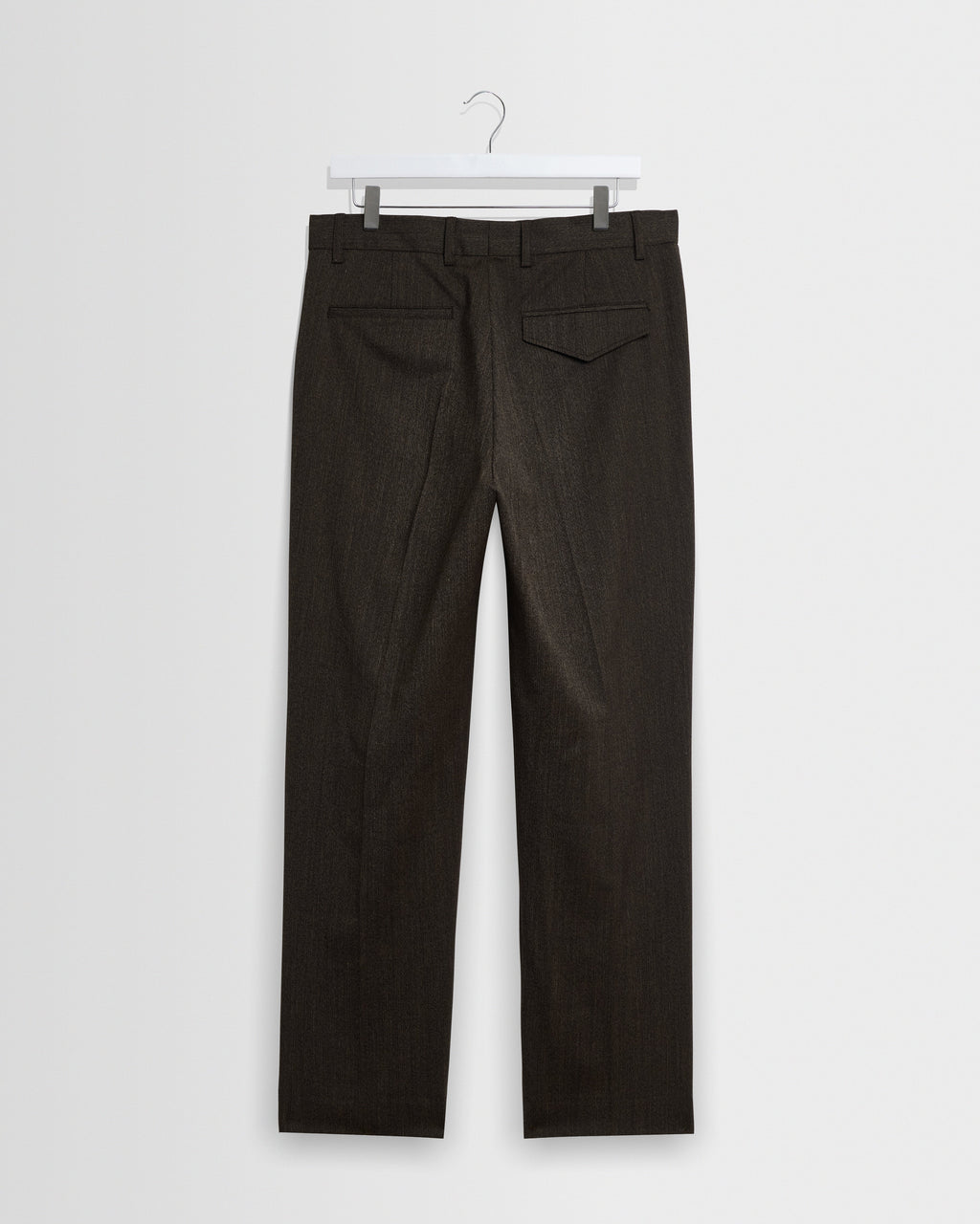 Aubyn - Brown Two Tone Wool Blend Trouser