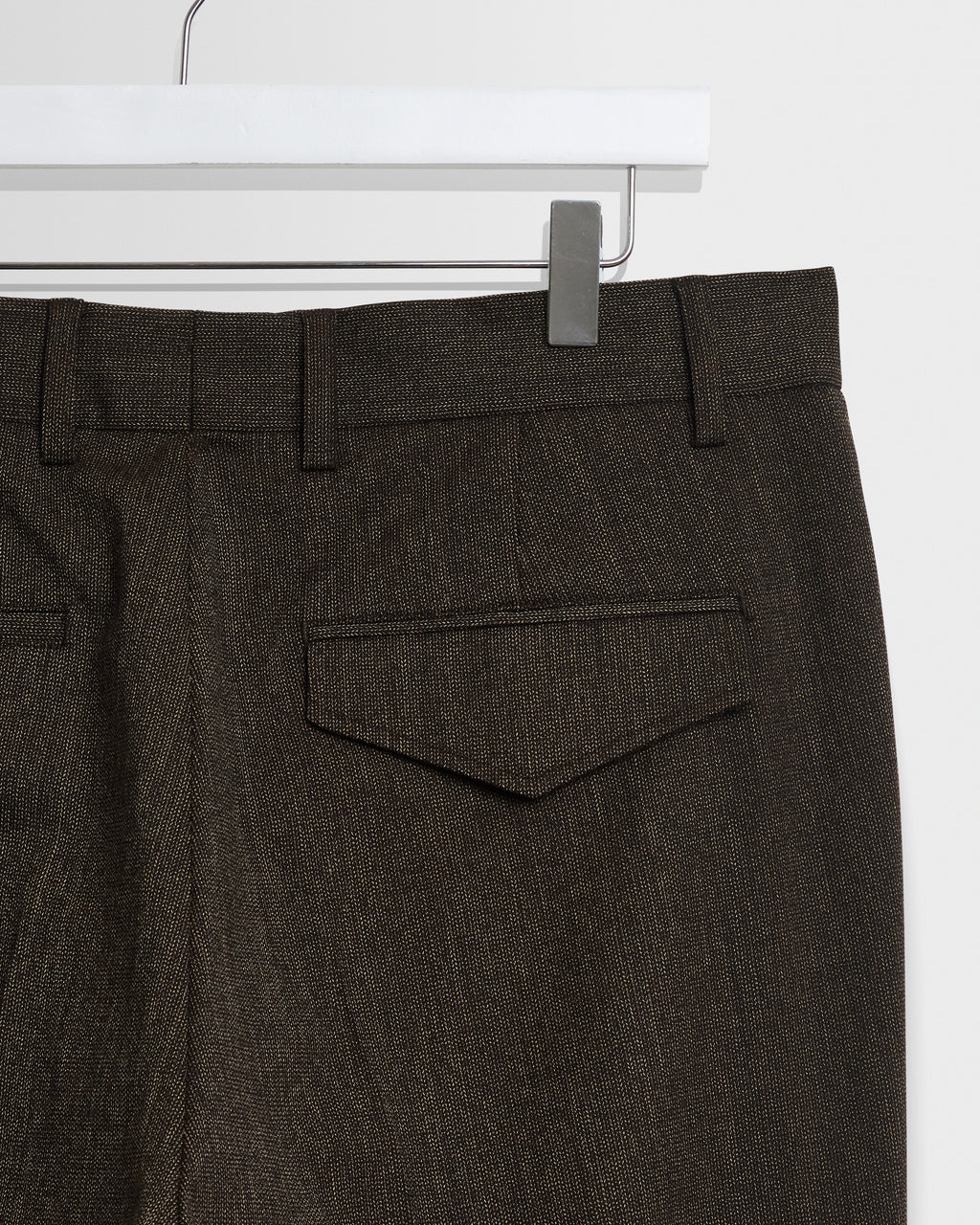 Aubyn - Brown Two Tone Wool Blend Trouser