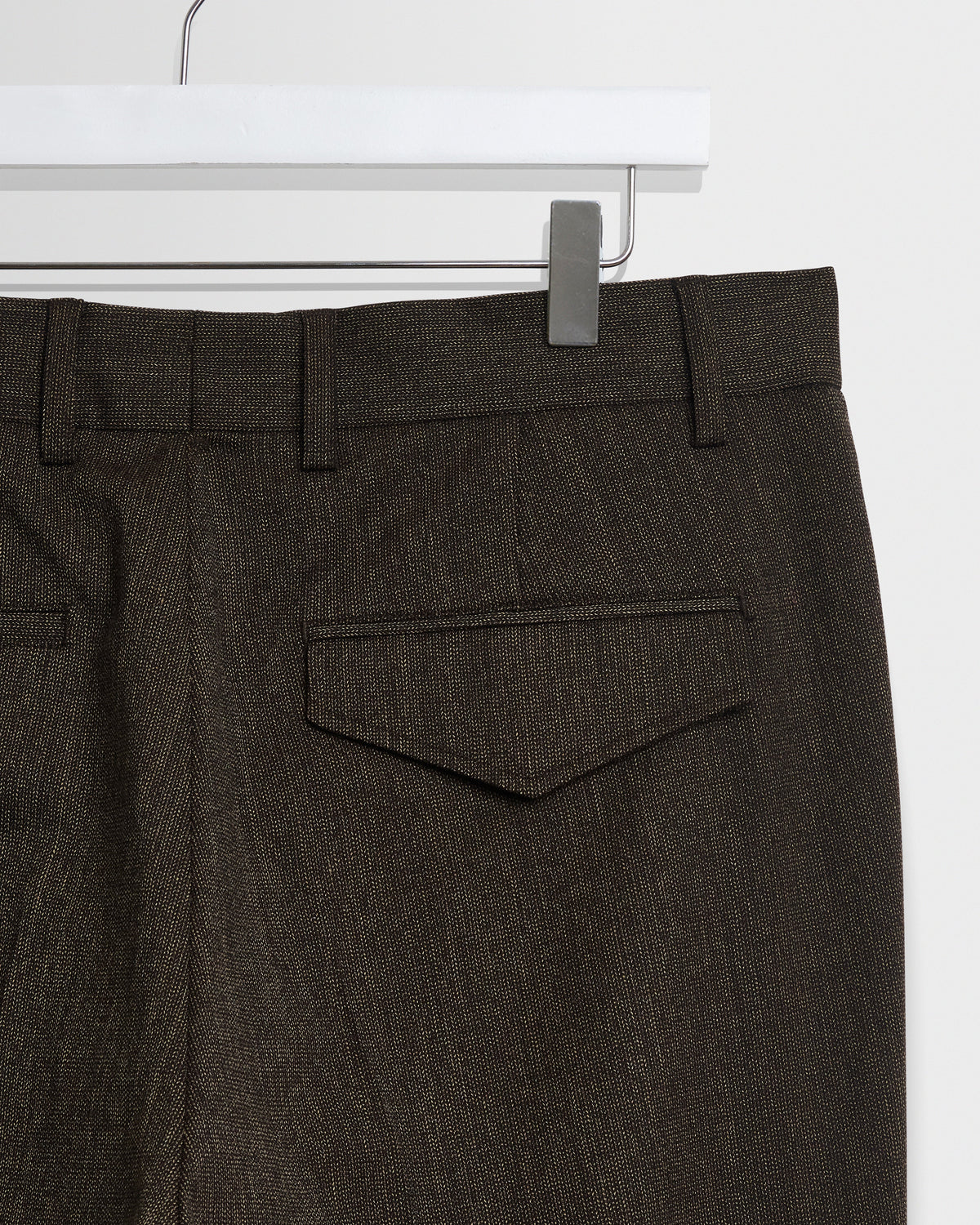 Aubyn - Brown Two Tone Wool Blend Trouser