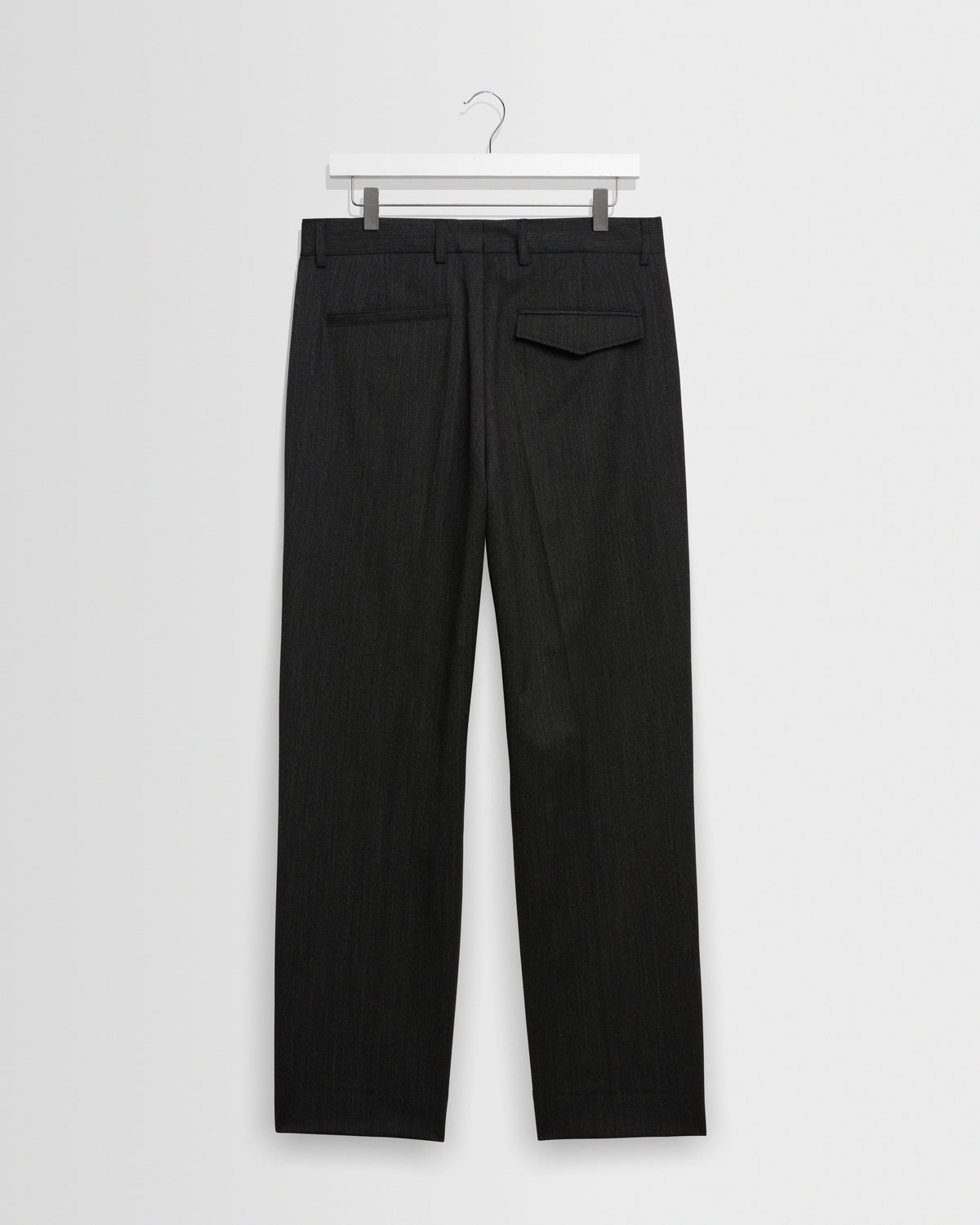 Aubyn - Charcoal Two Tone Wool Blend Trouser