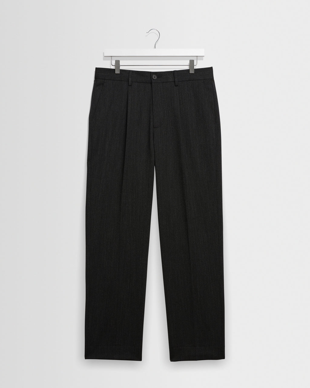 Aubyn - Charcoal Two Tone Wool Blend Trouser