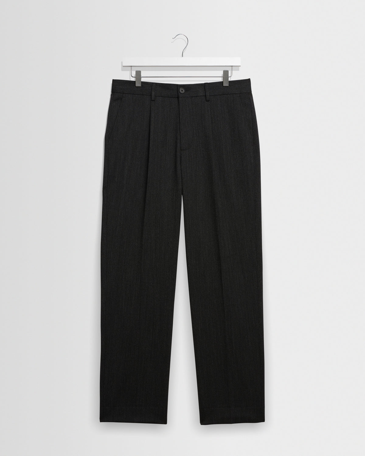 Aubyn - Charcoal Two Tone Wool Blend Trouser