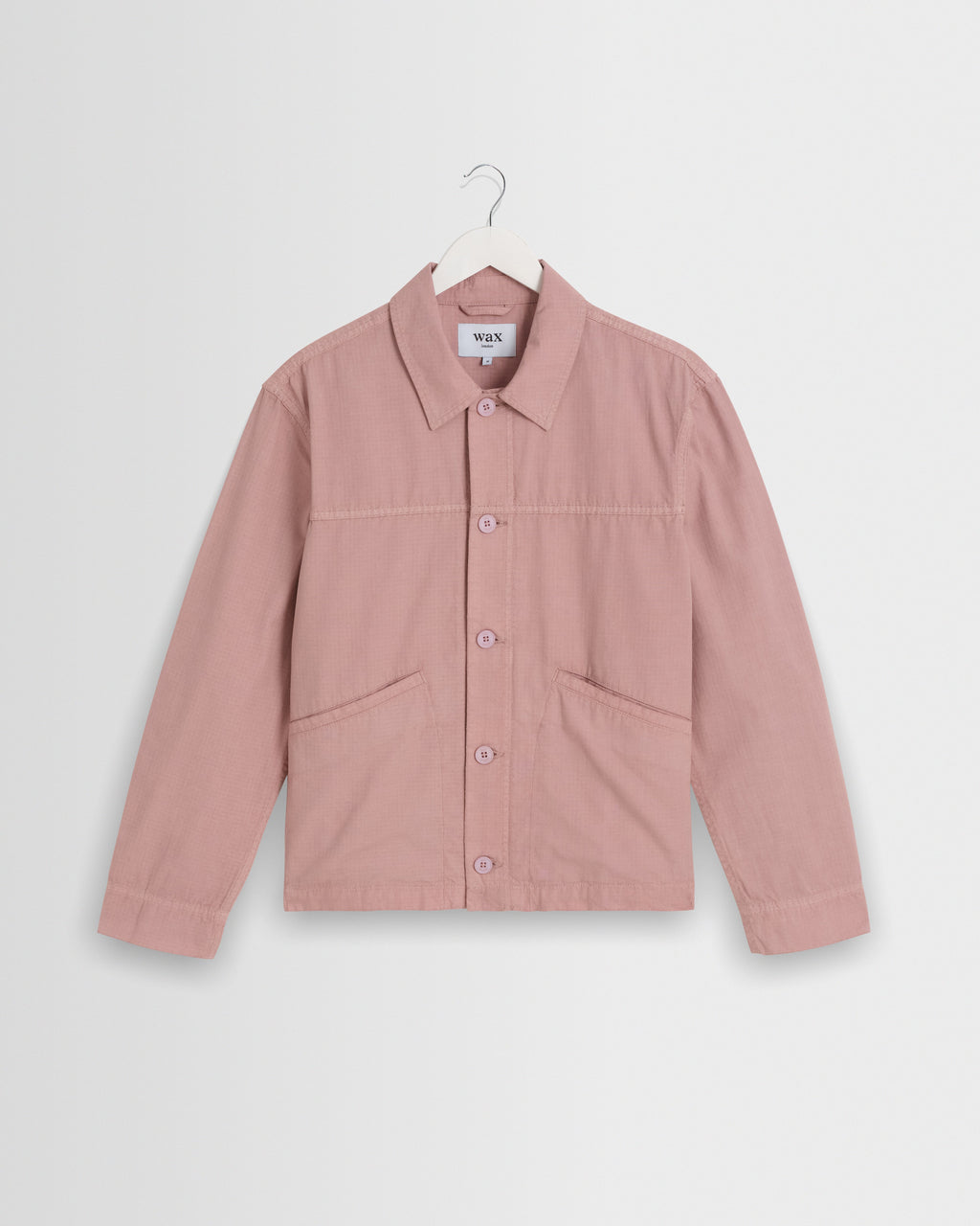 Barton - Dusty Pink Organic Cotton Ripstop Jacket