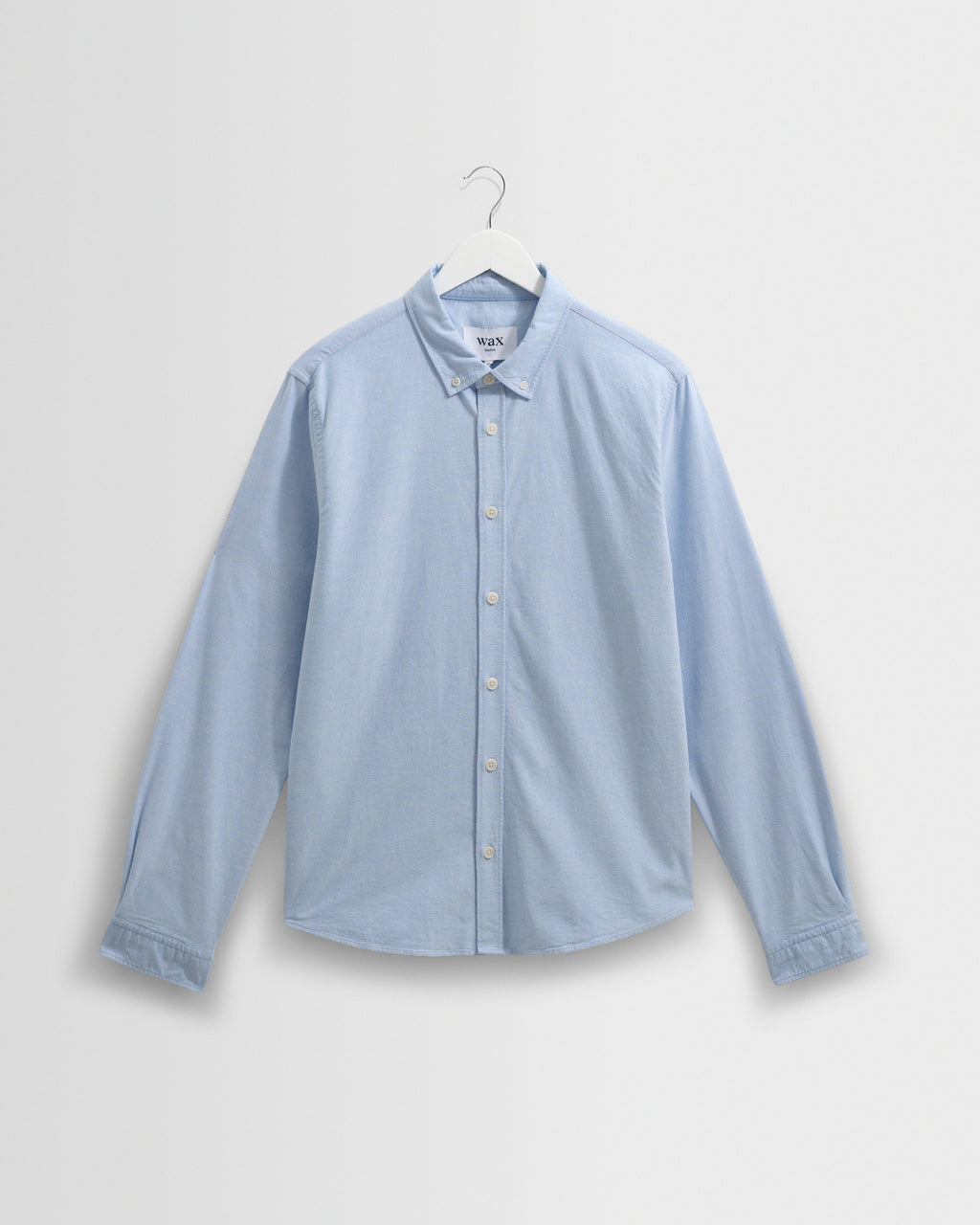 Caspian - Pale Blue Cotton Oxford Shirt