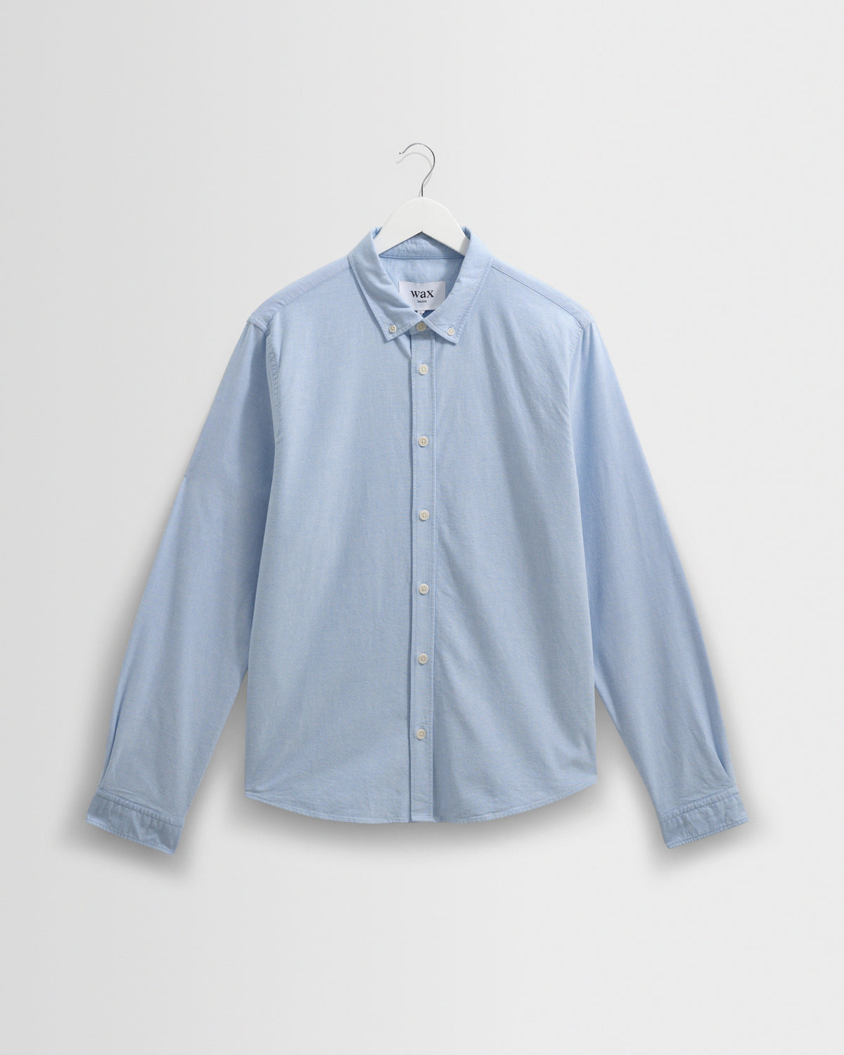 Caspian - Pale Blue Cotton Oxford Shirt
