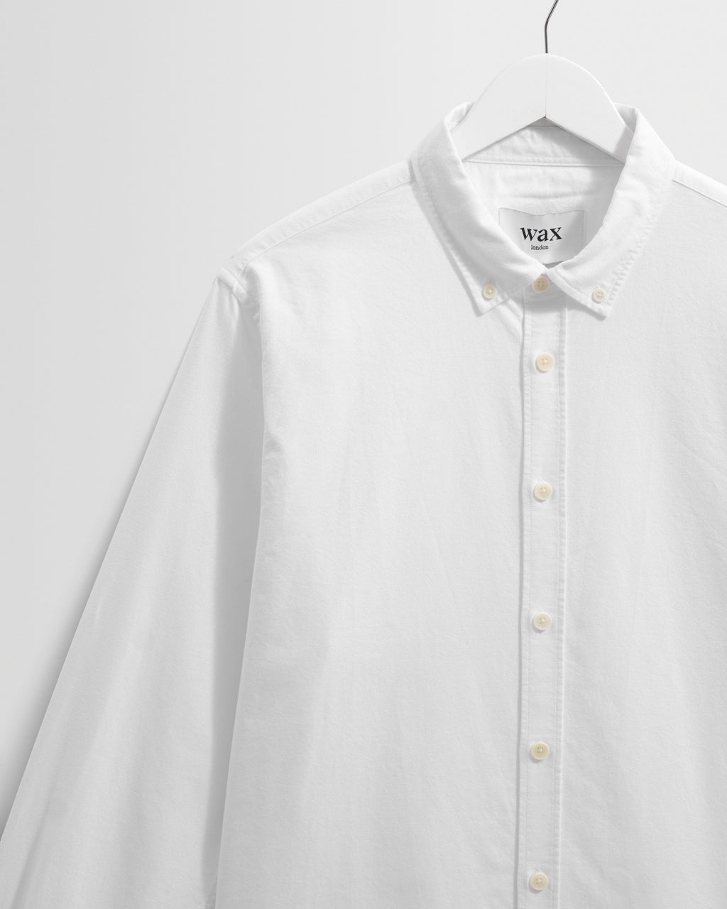 Caspian - White Cotton Oxford Shirt