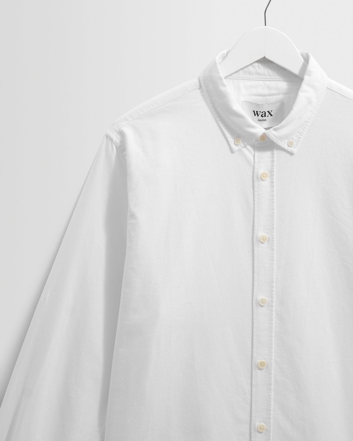 Caspian - White Cotton Oxford Shirt