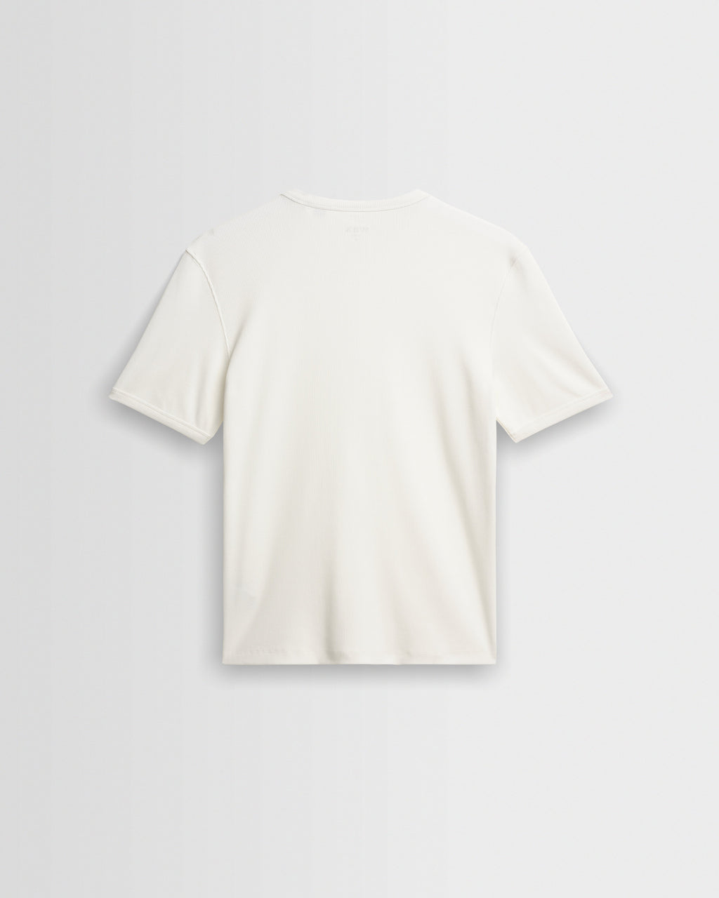 Cole - Off White Ribbed Cotton Slim-Fit T-Shirt