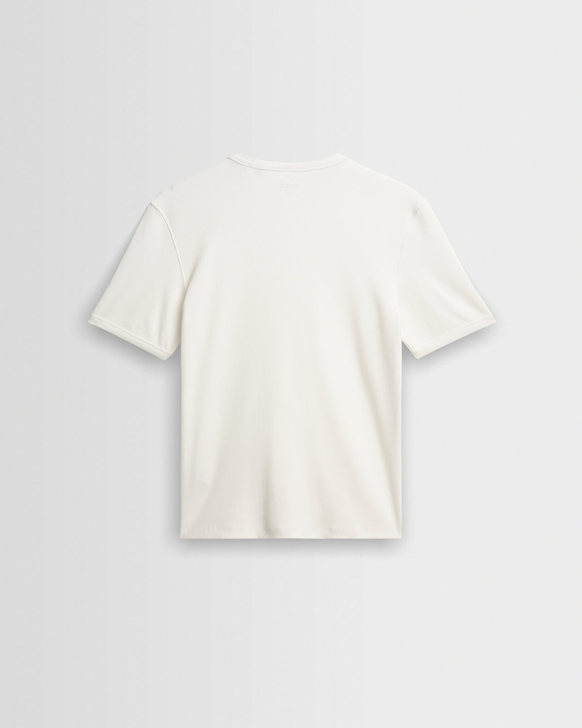 Cole - Off White Ribbed Cotton Slim-Fit T-Shirt
