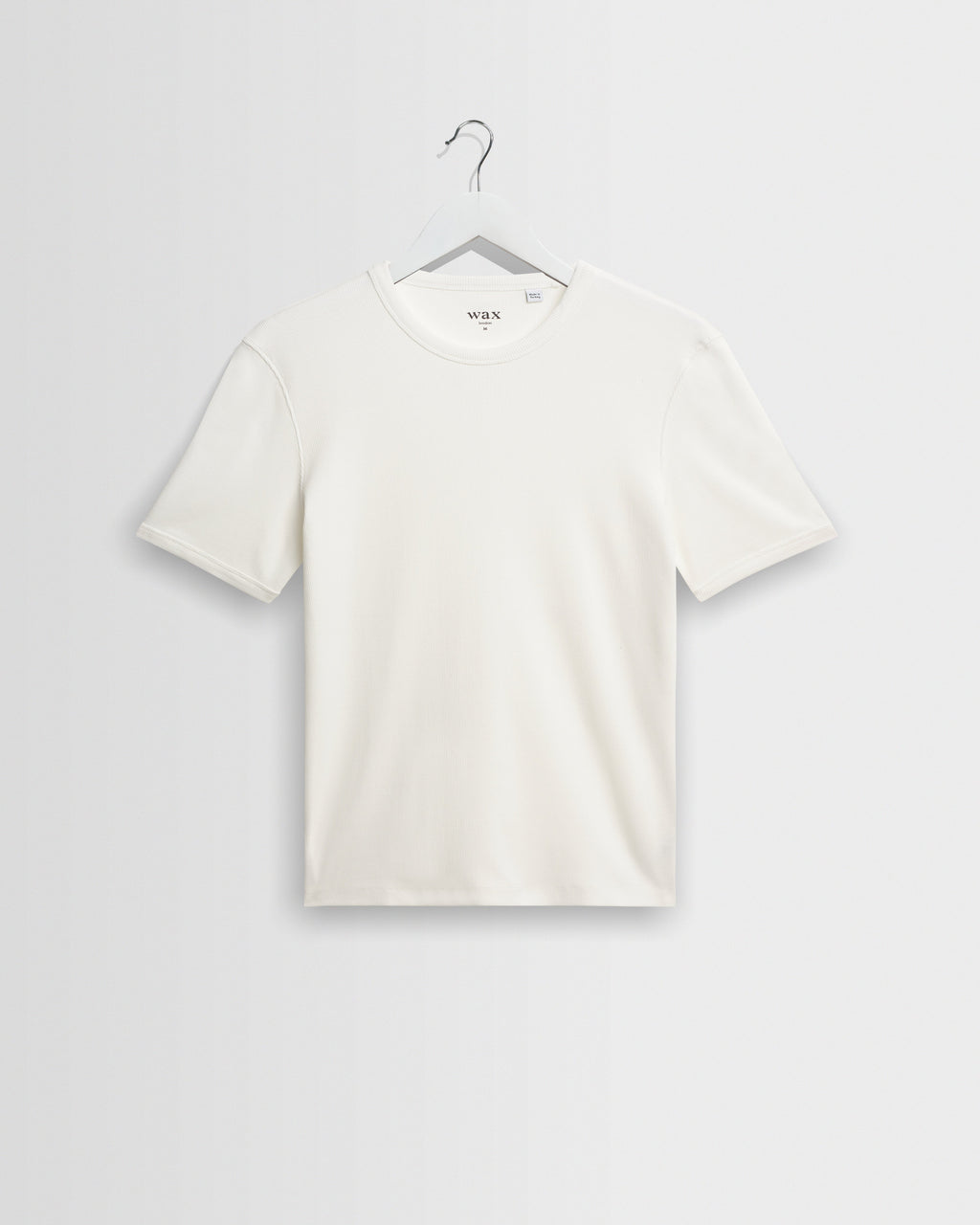 Cole - Off White Ribbed Cotton Slim-Fit T-Shirt