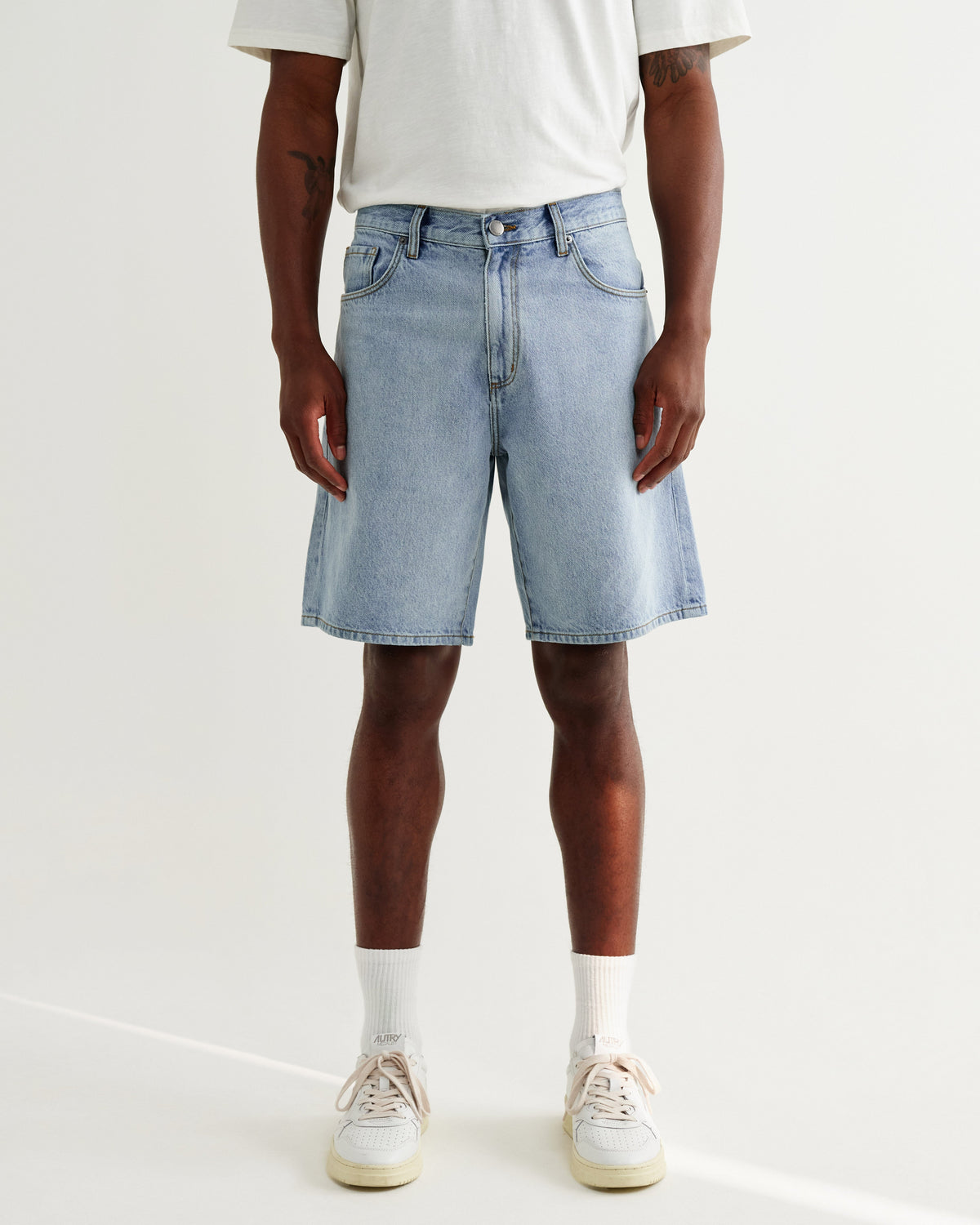 Dalston - Light Blue Denim Shorts