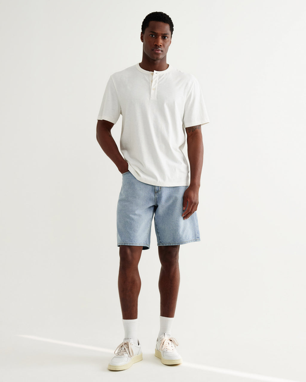 Dalston - Light Blue Denim Shorts