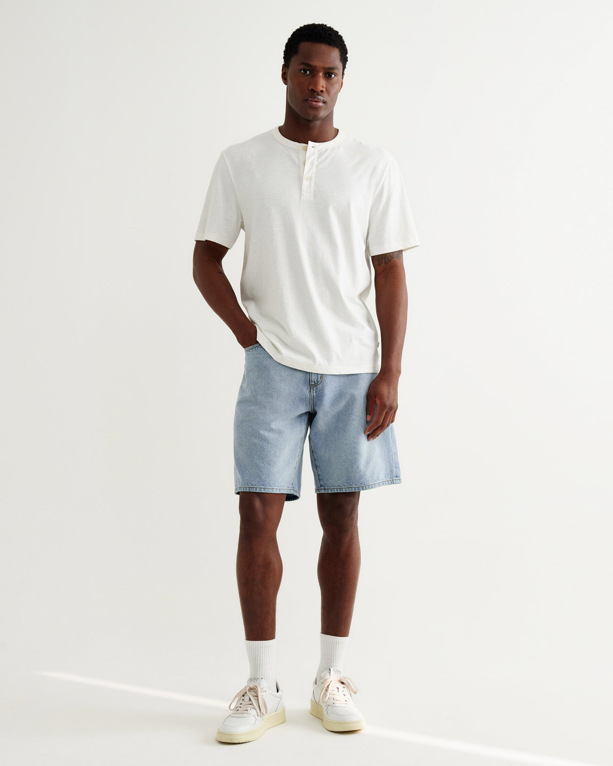 Dalston - Light Blue Denim Shorts
