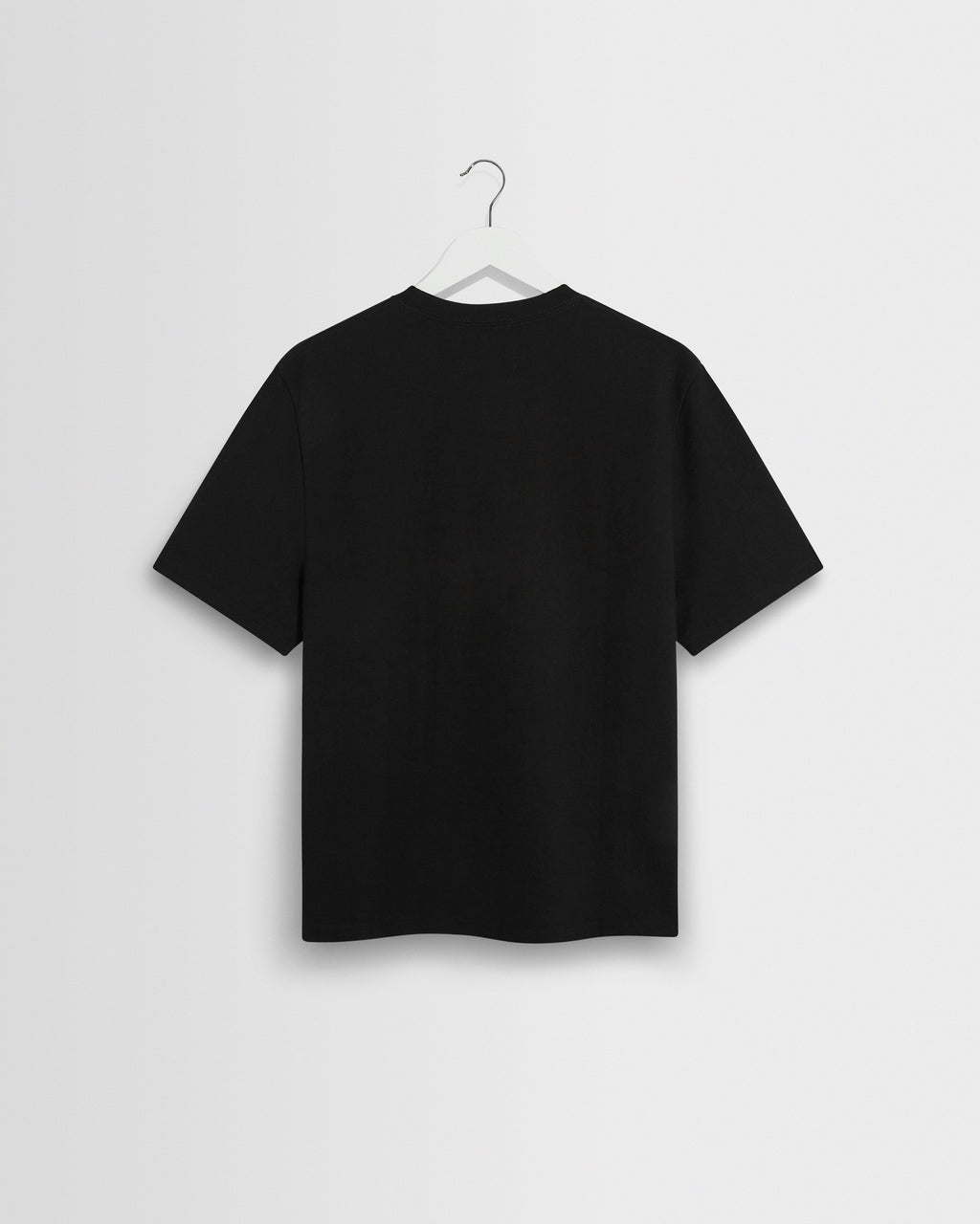 Dean - Black Textured Organic Cotton T-Shirt