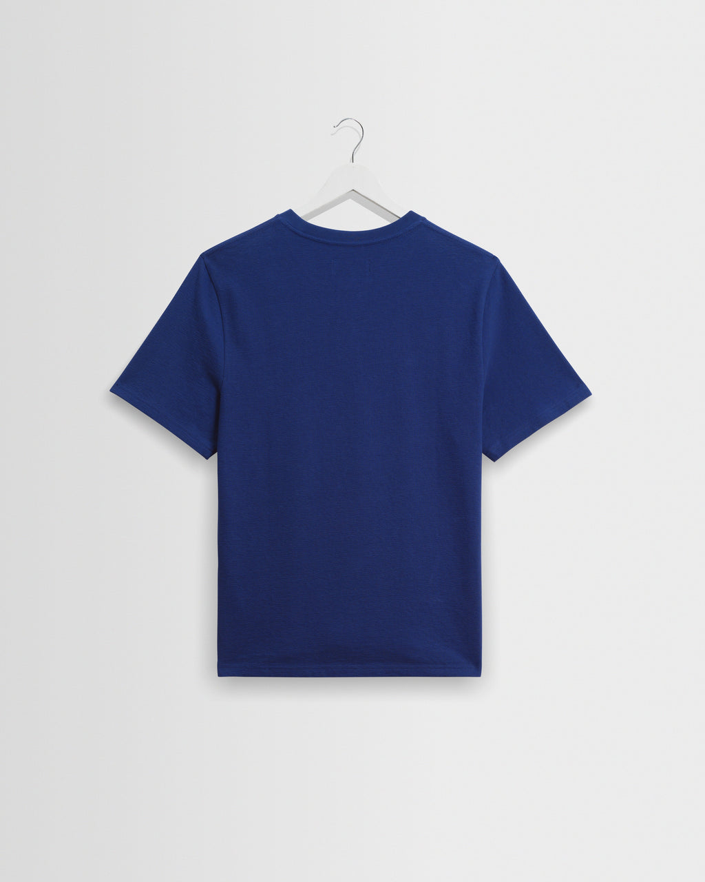 Dean - Cobalt Blue Textured Organic Cotton T-Shirt