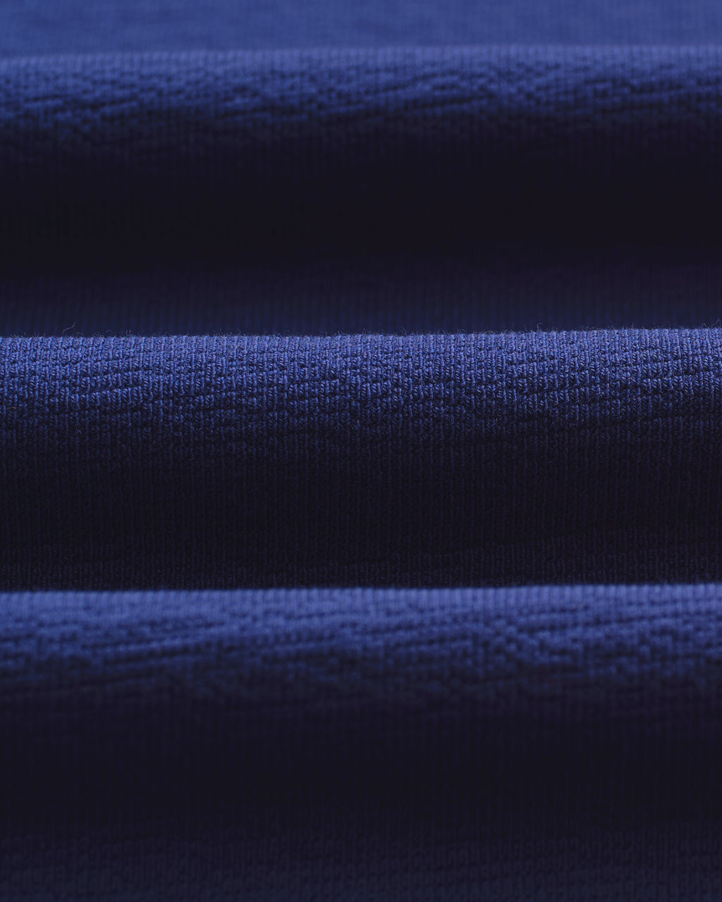 Dean - Cobalt Blue Textured Organic Cotton T-Shirt